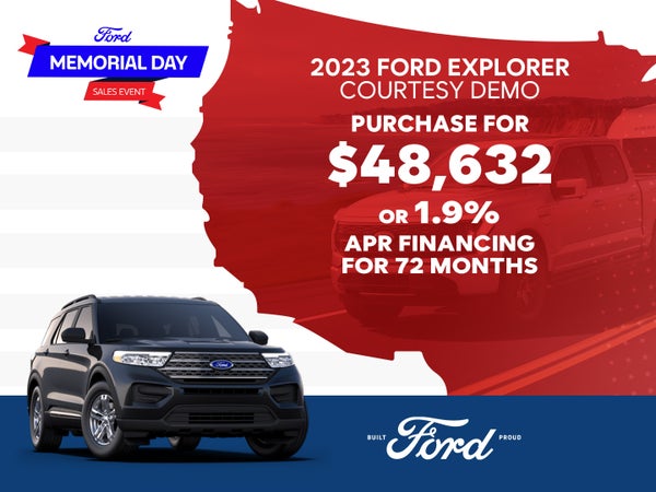 2023 Ford Explorer
Courtesy Demo
Buy for $48,632 ~OR~