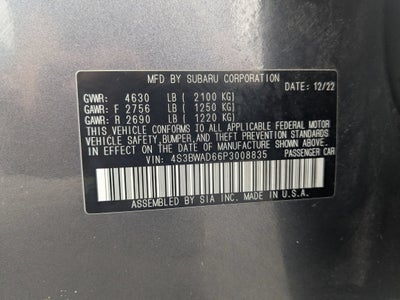 2023 Subaru Legacy Premium