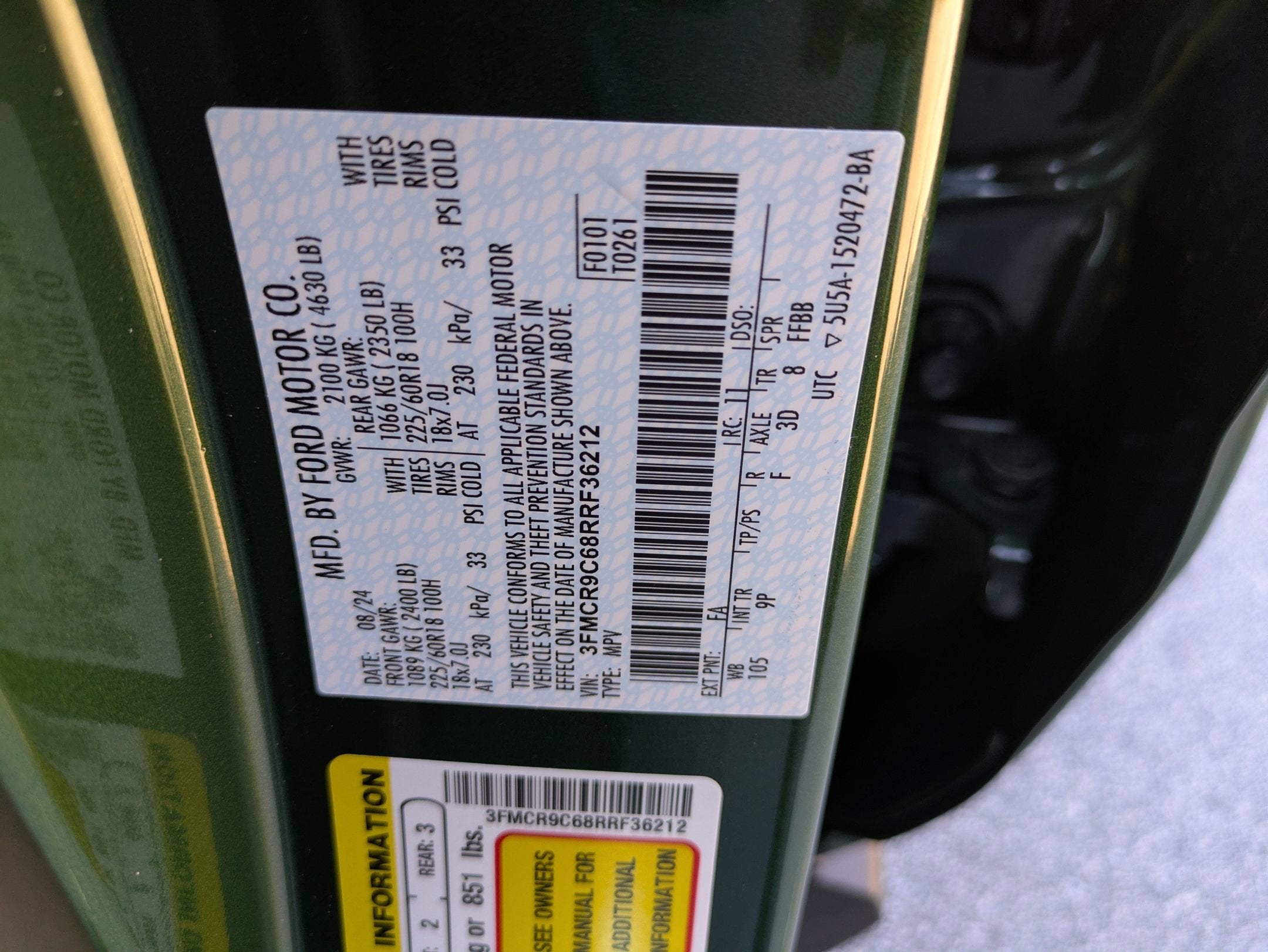 2024 Ford Bronco Sport Outer Banks