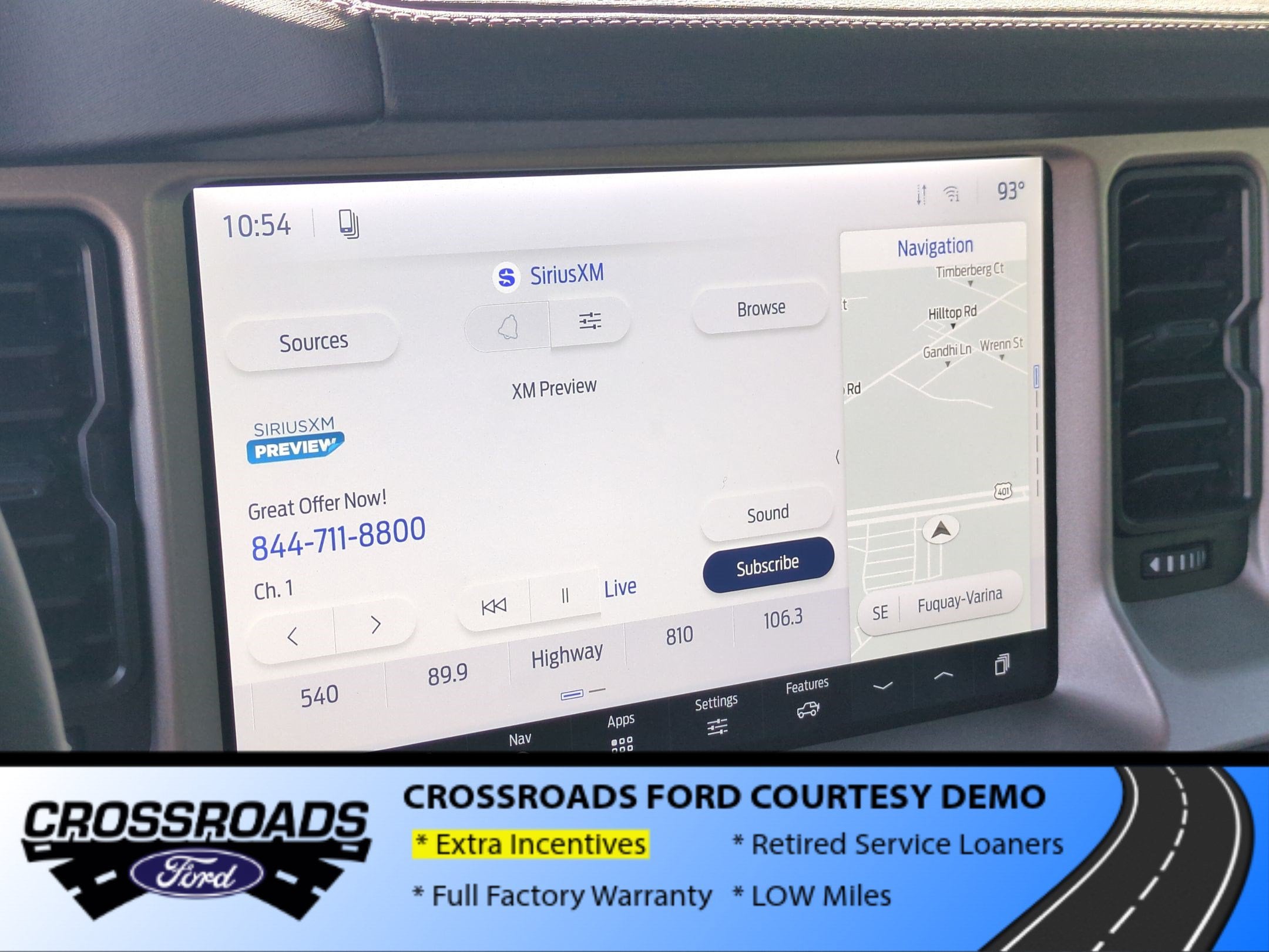 2026 Ford Bronco Outer Banks - Crossroads Courtesy Demo