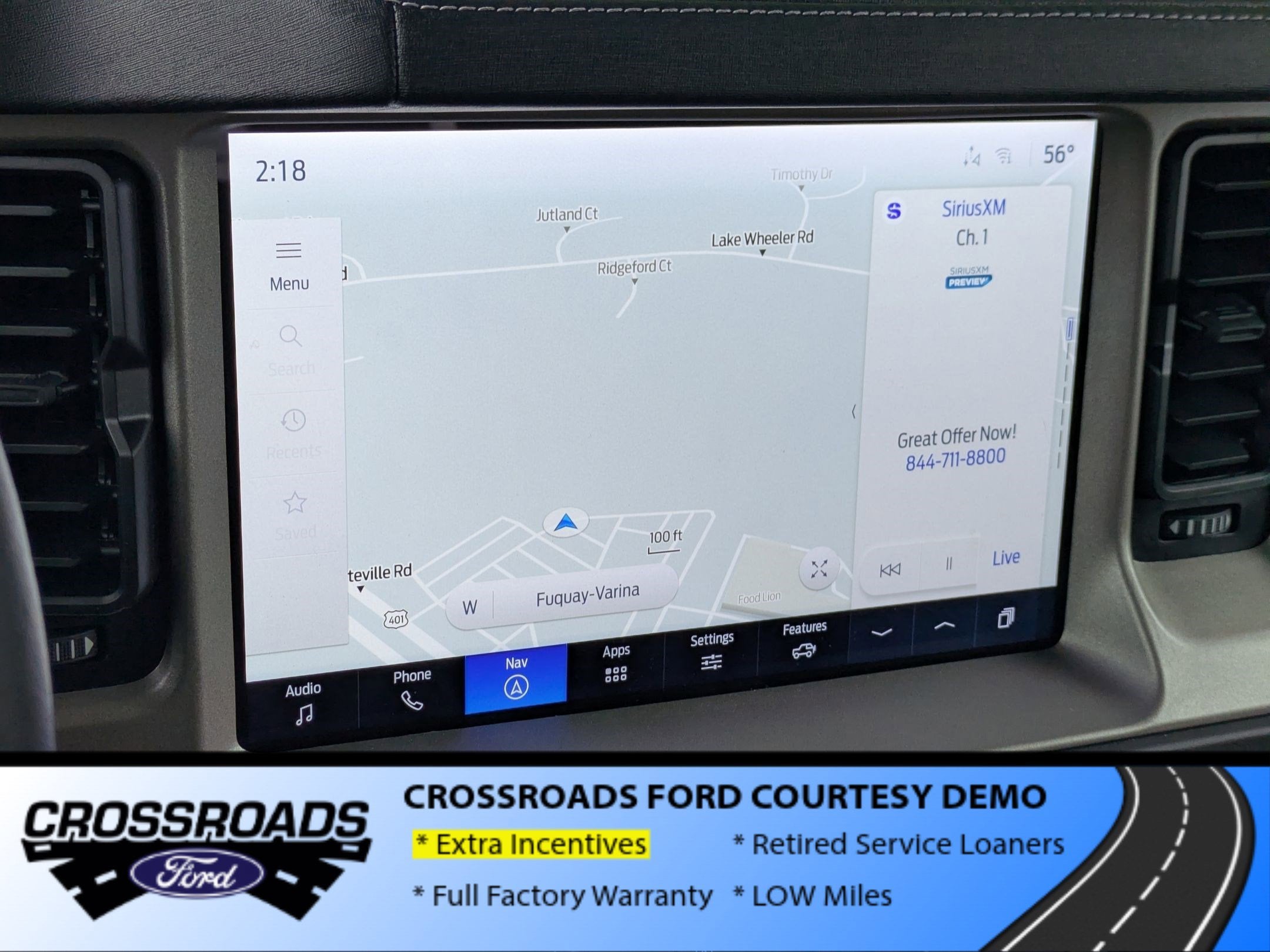 2025 Ford Bronco Outer Banks - Crossroads Courtesy Demo