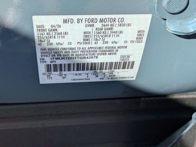 2026 Ford Explorer Active w/200A Pkg