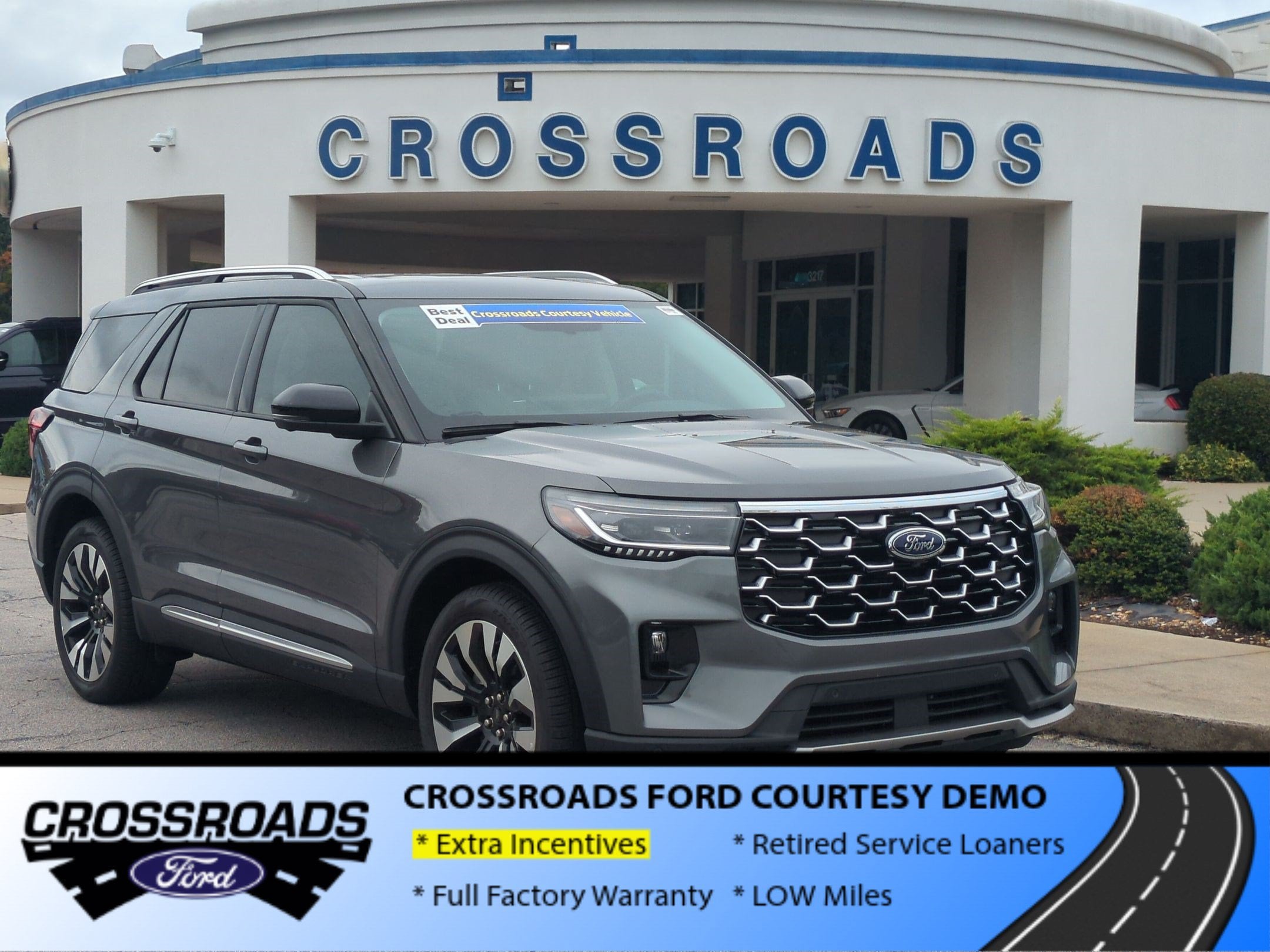 2026 Ford Explorer Platinum - Crossroads Courtesy Demo