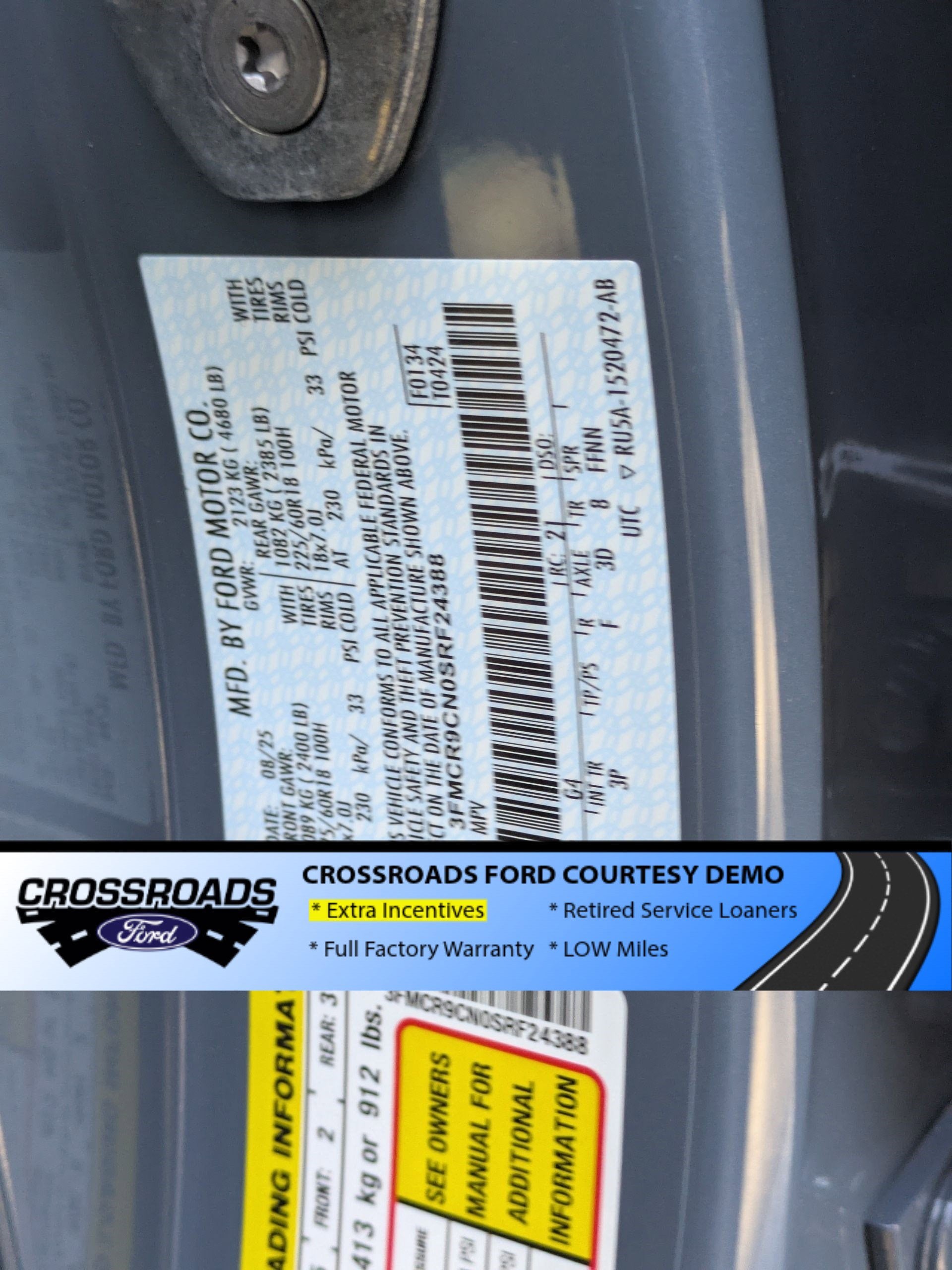 2025 Ford Bronco Sport Outer Banks - Crossroads Courtesy Demo