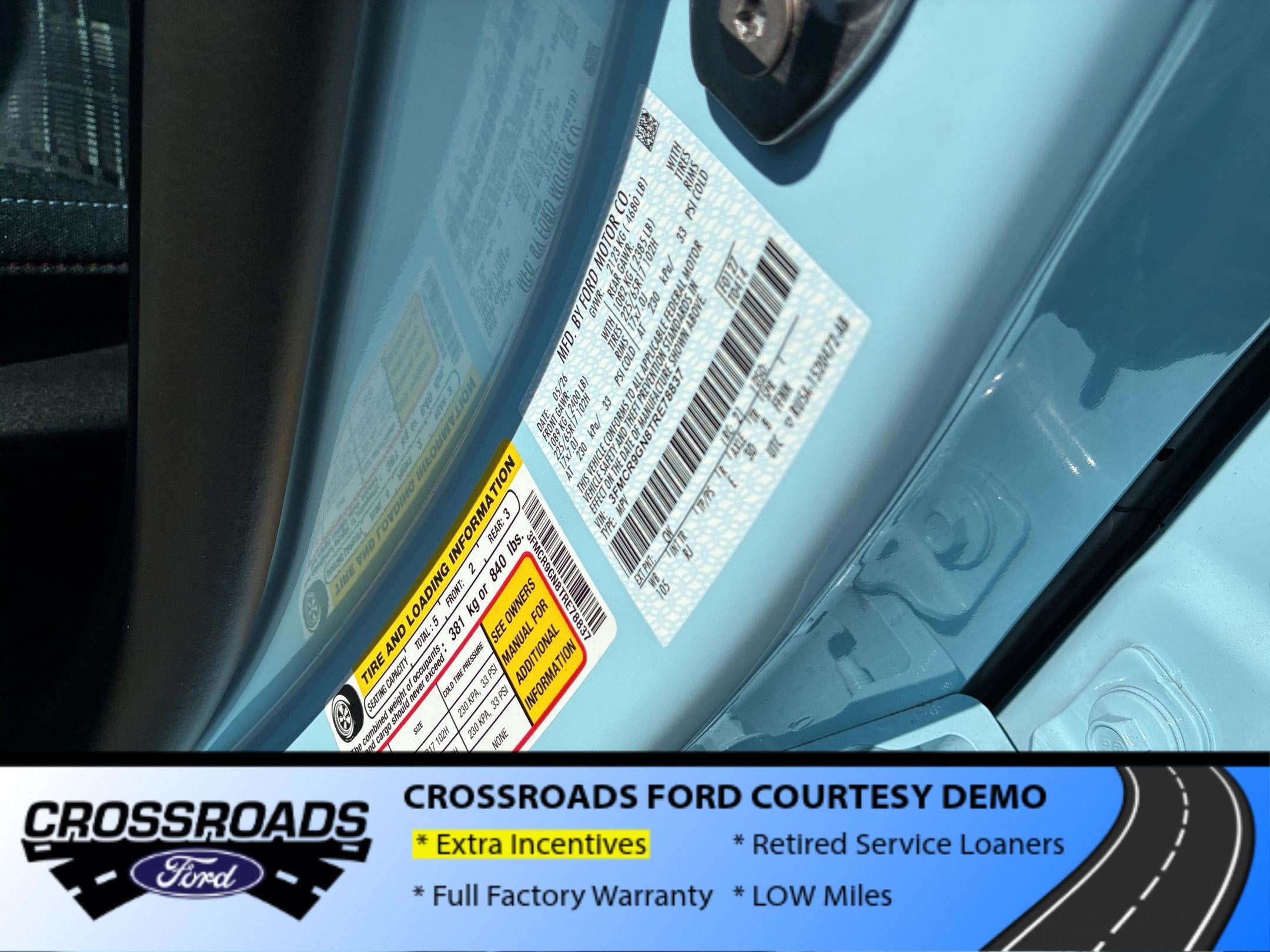 2026 Ford Bronco Sport Heritage - Crossroads Courtesy Vehicle