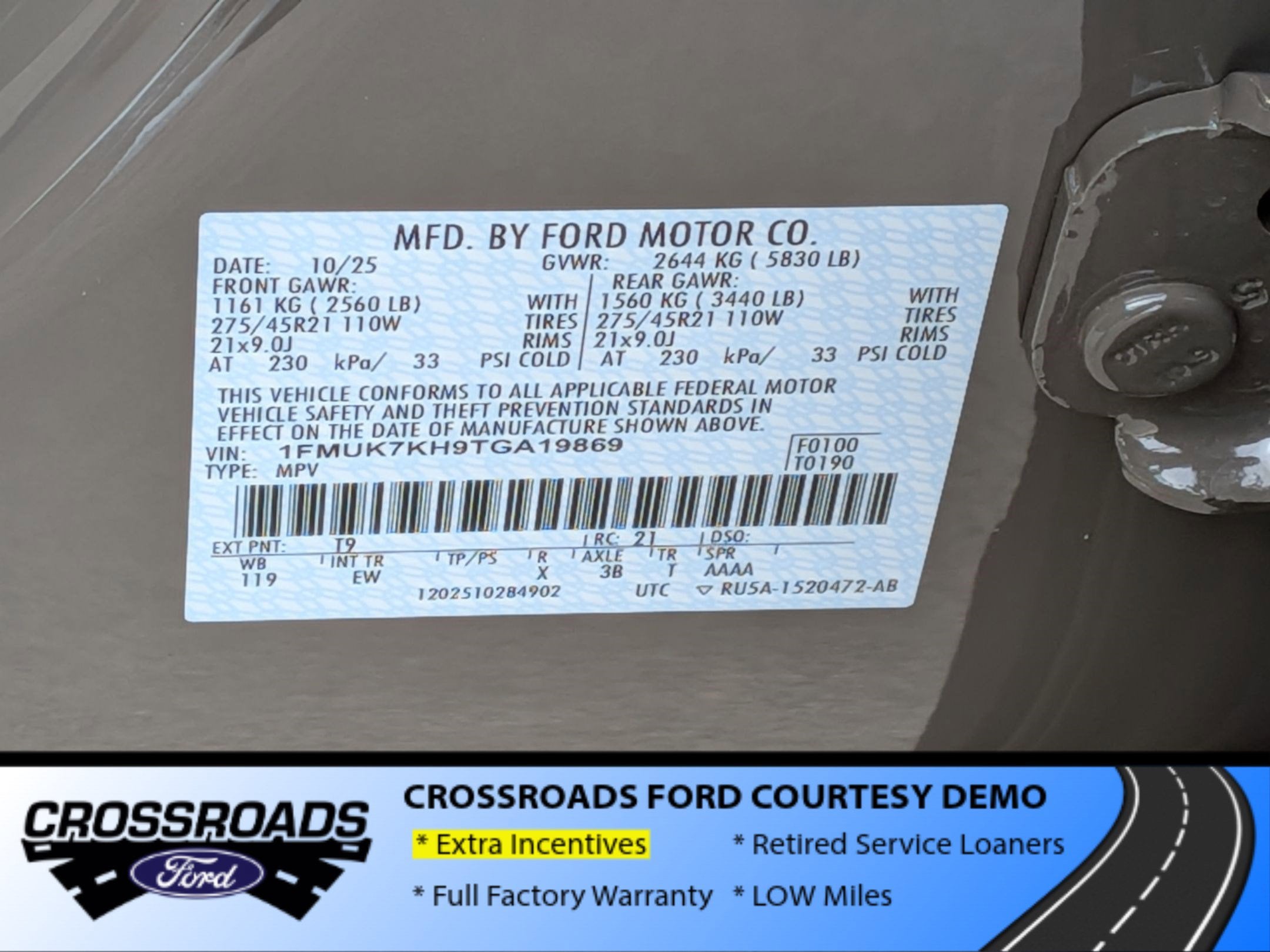 2026 Ford Explorer ST-Line - Crossroads Courtesy Demo