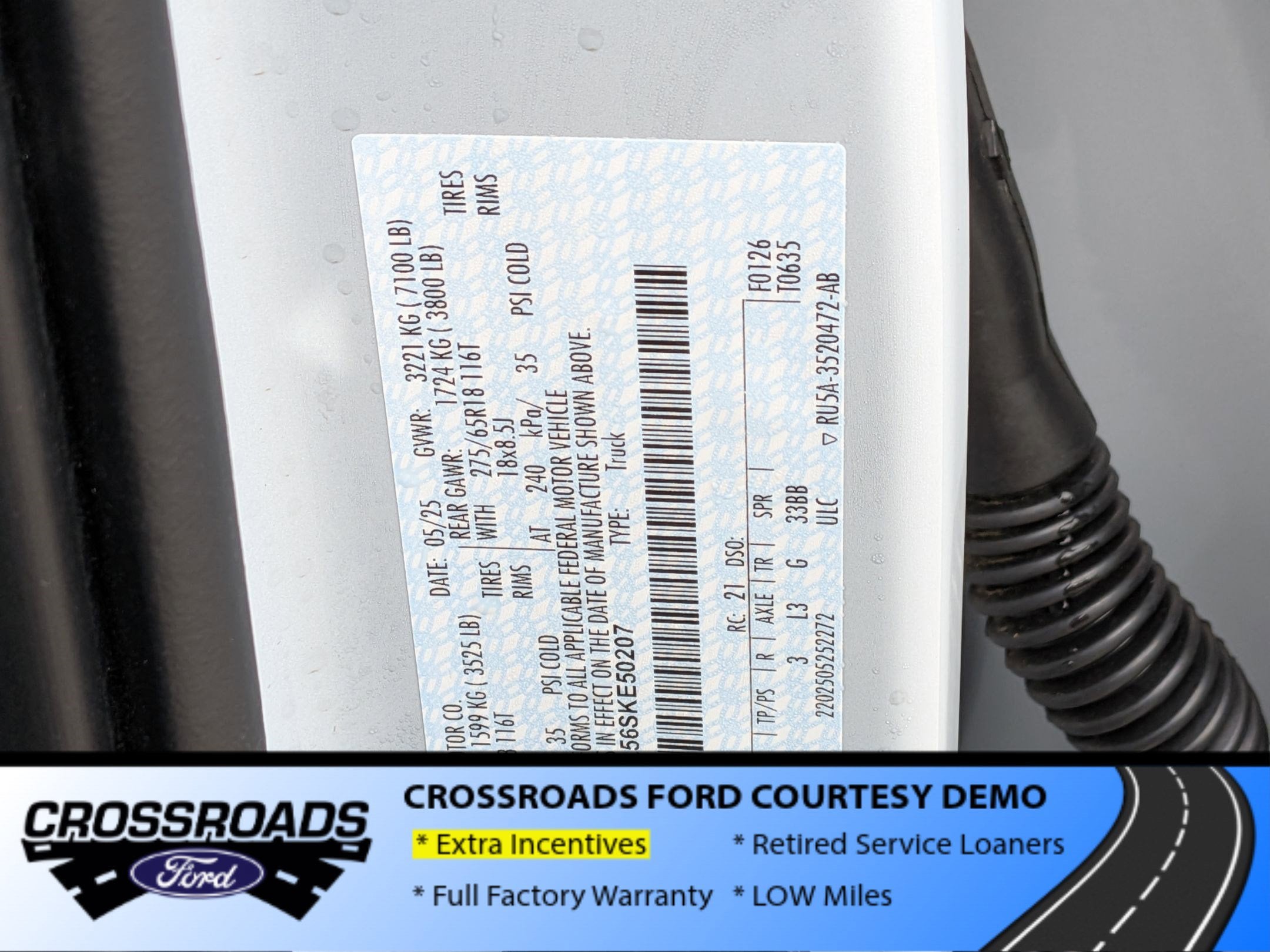 2025 Ford F-150 LARIAT - Crossroads Courtesy Demo