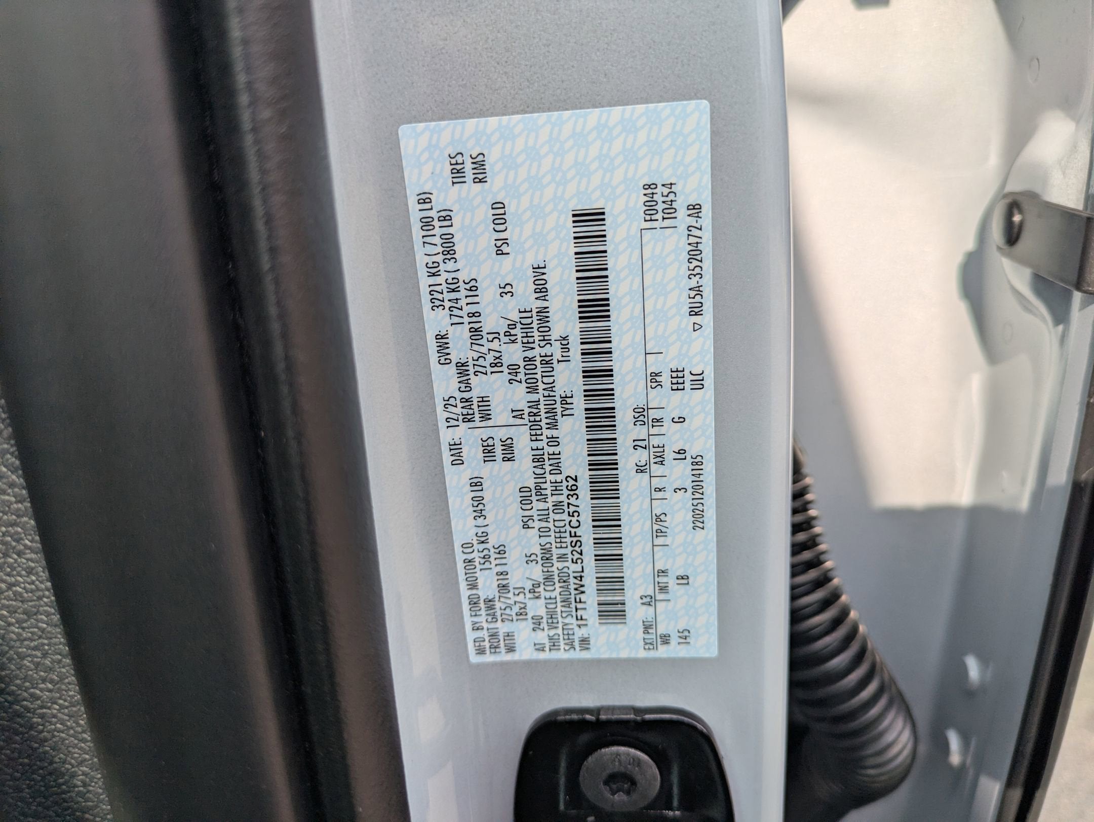 2025 Ford F-150 Tremor