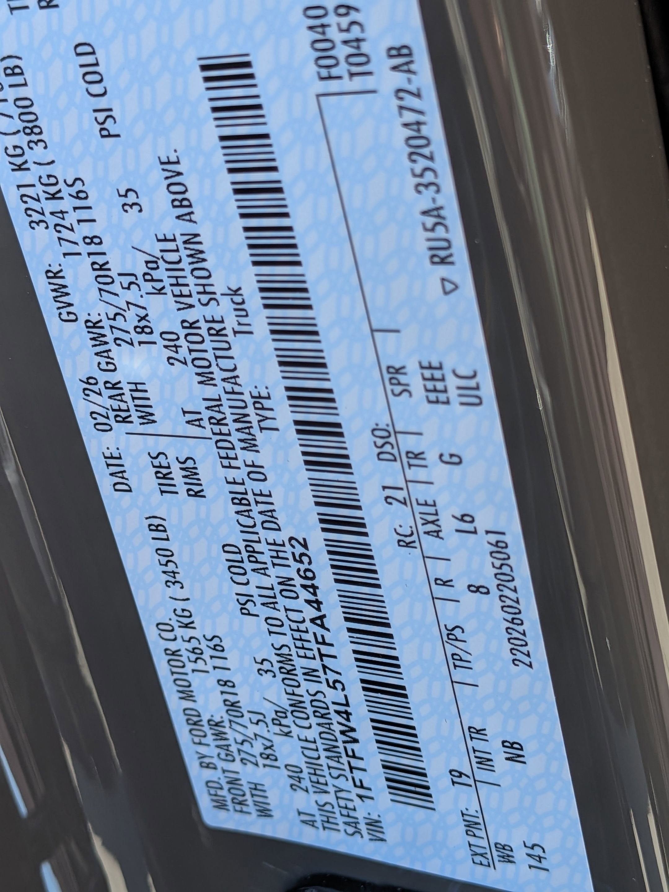 2026 Ford F-150 Tremor