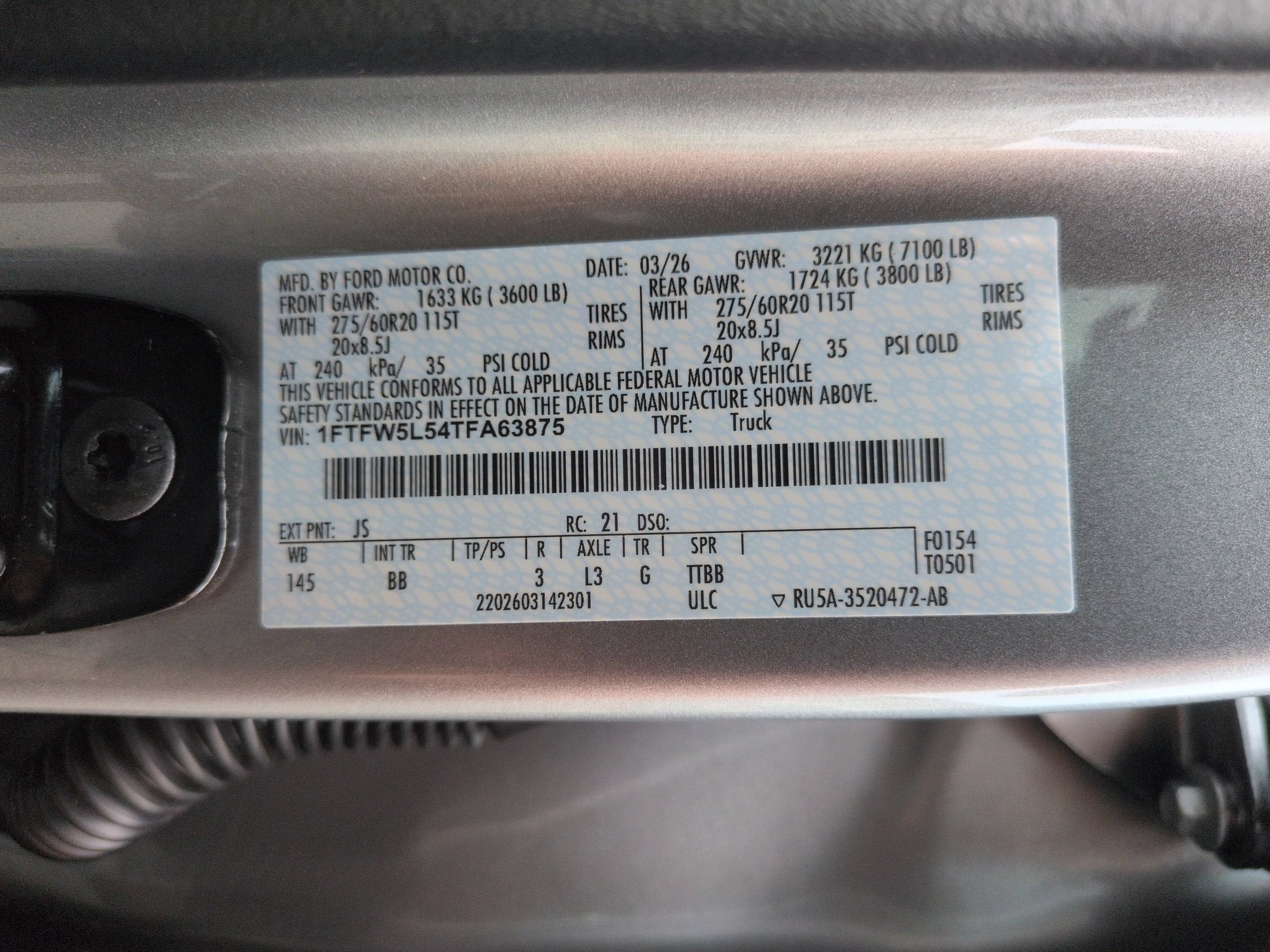 2026 Ford F-150 LARIAT