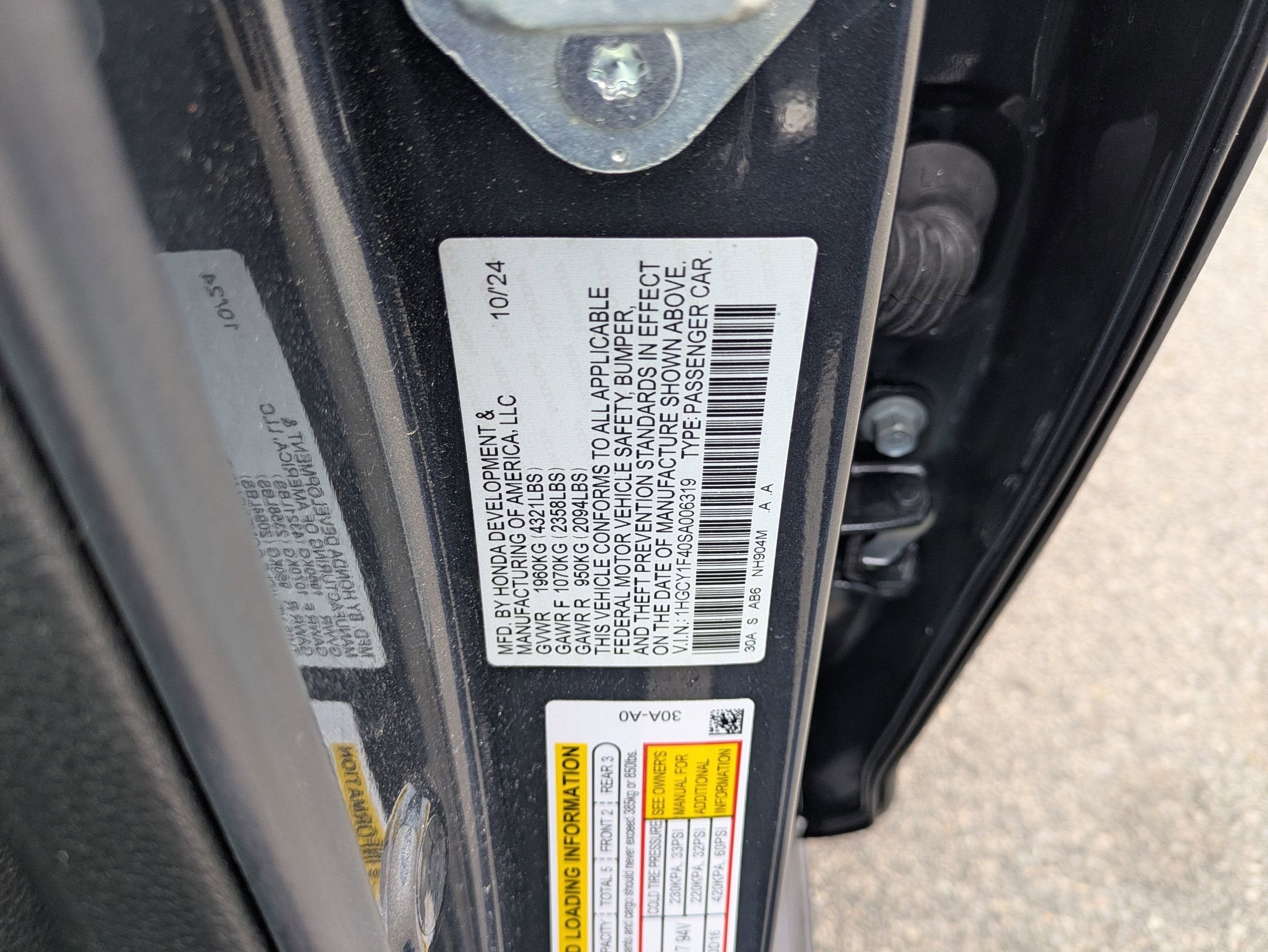 2025 Honda Accord Sedan SE