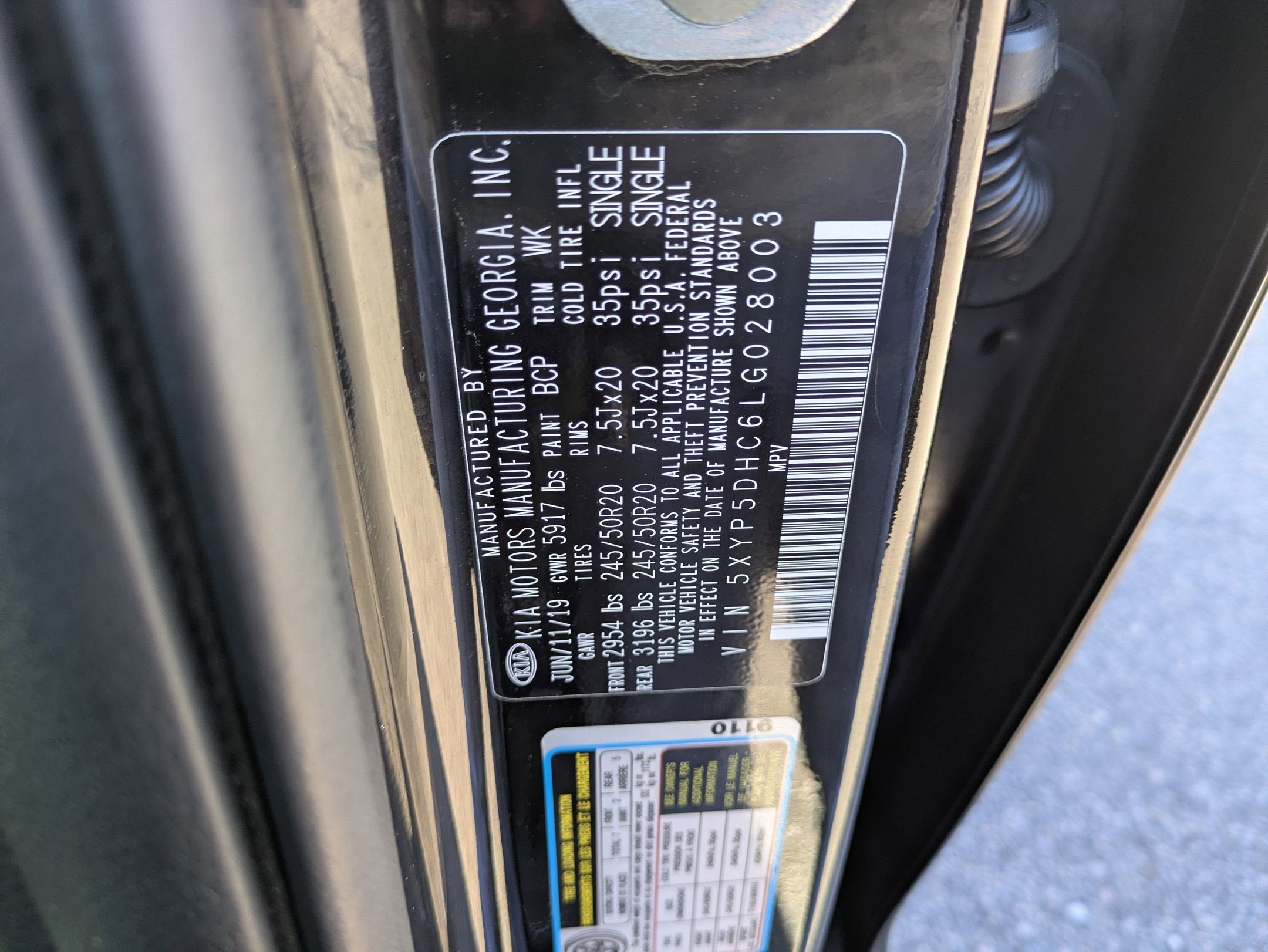 2020 Kia Telluride SX