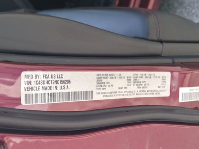 2022 Dodge Durango R/T Plus