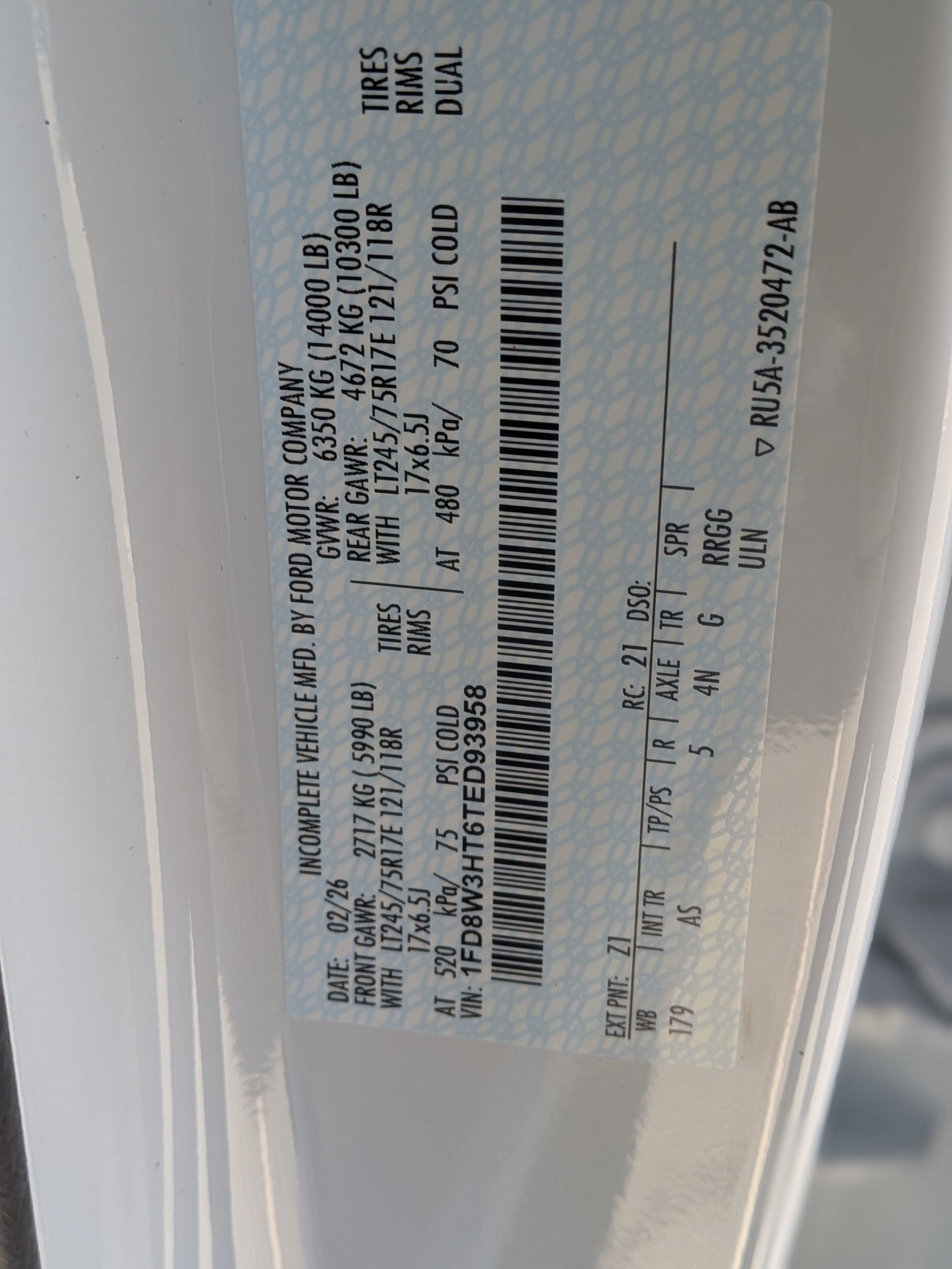 2026 Ford Super Duty F-350 DRW XL