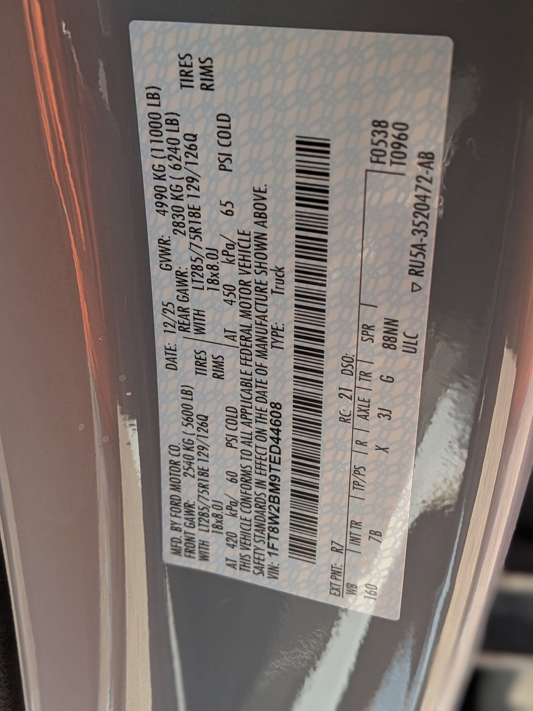 2026 Ford Super Duty F-250 SRW Platinum Tremor