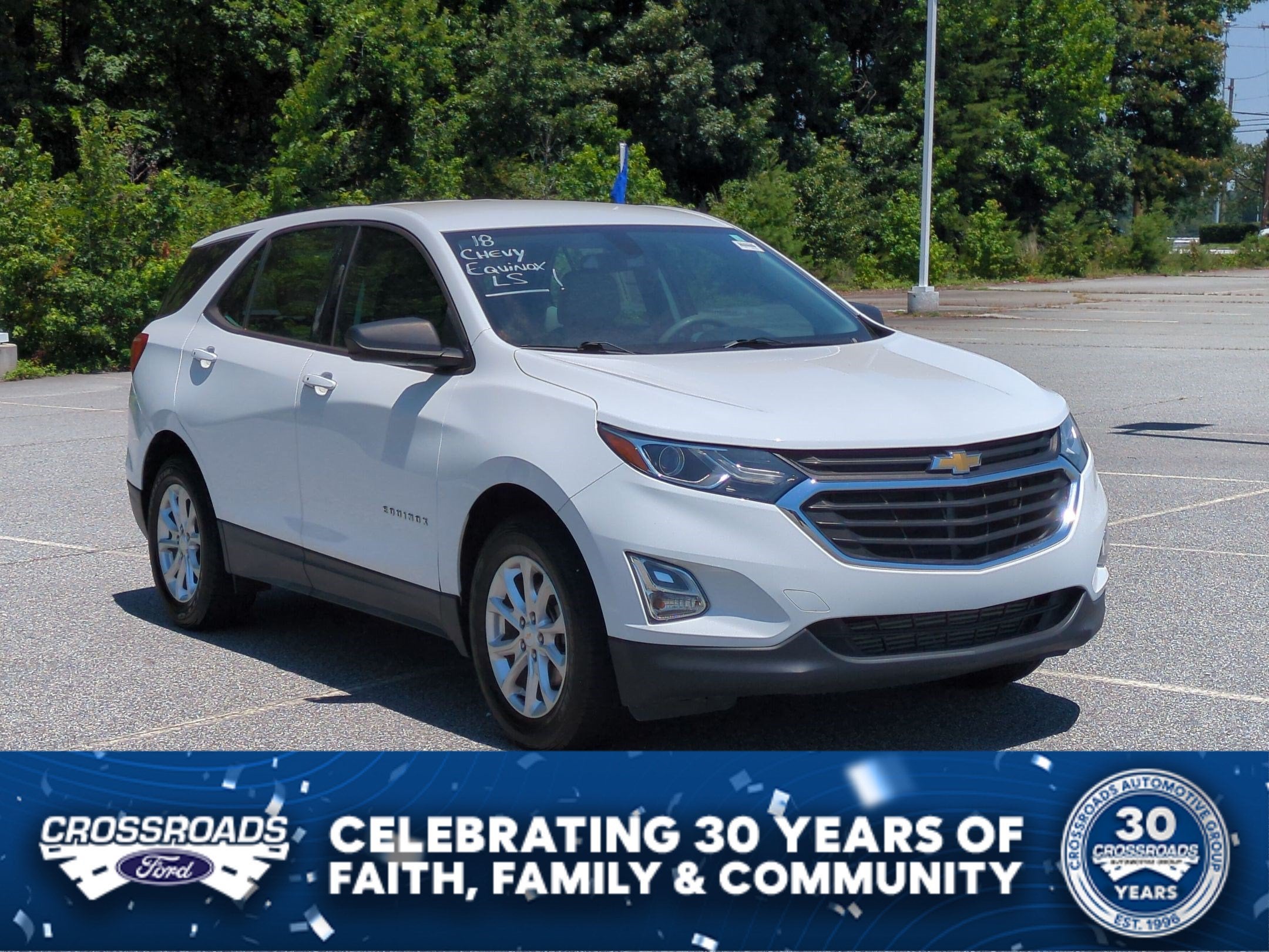 Used 2018 Chevrolet Equinox LS with VIN 2GNAXHEV7J6181567 for sale in Kernersville, NC