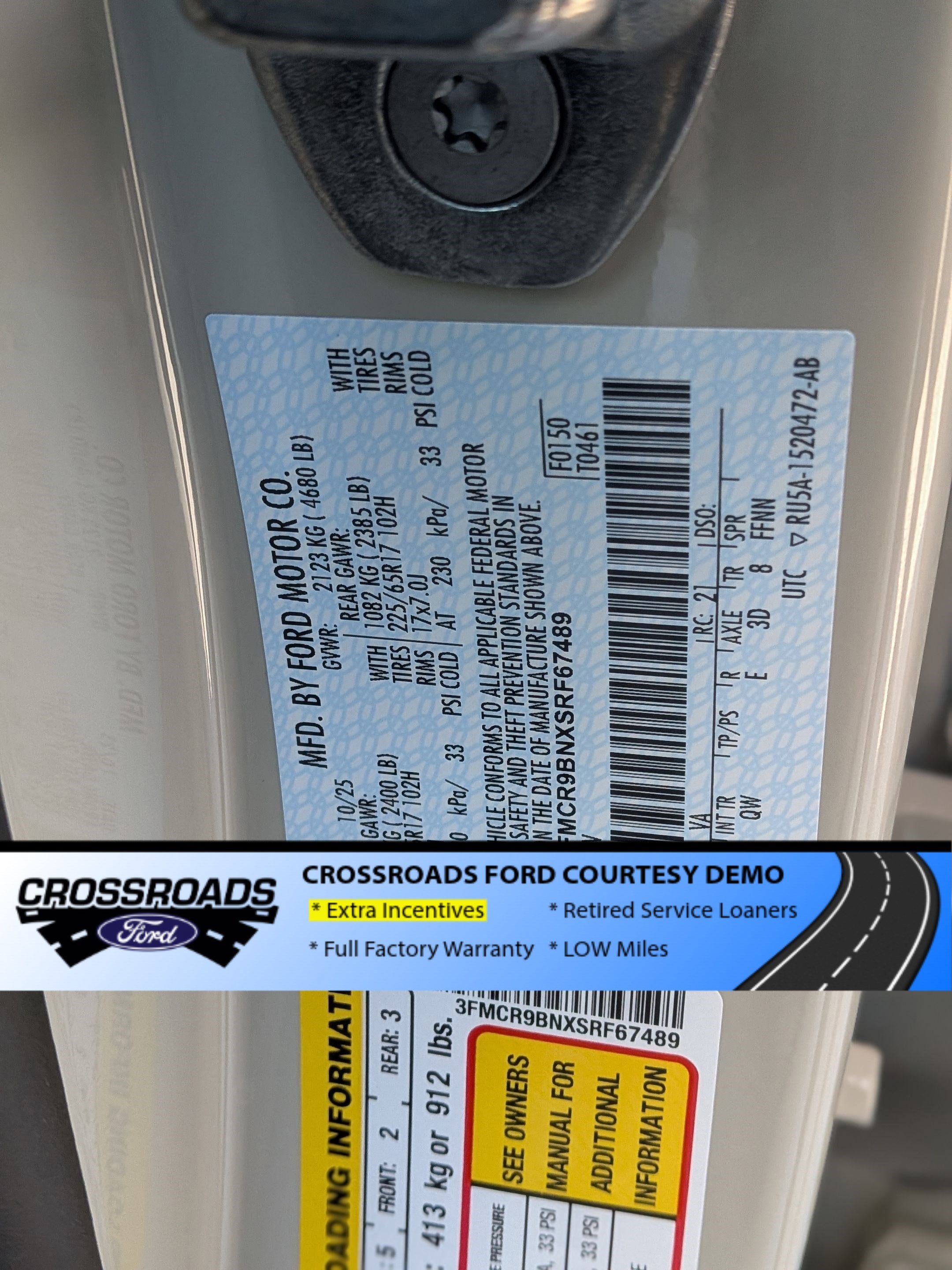 2025 Ford Bronco Sport Big Bend - Crossroads Courtesy Demo