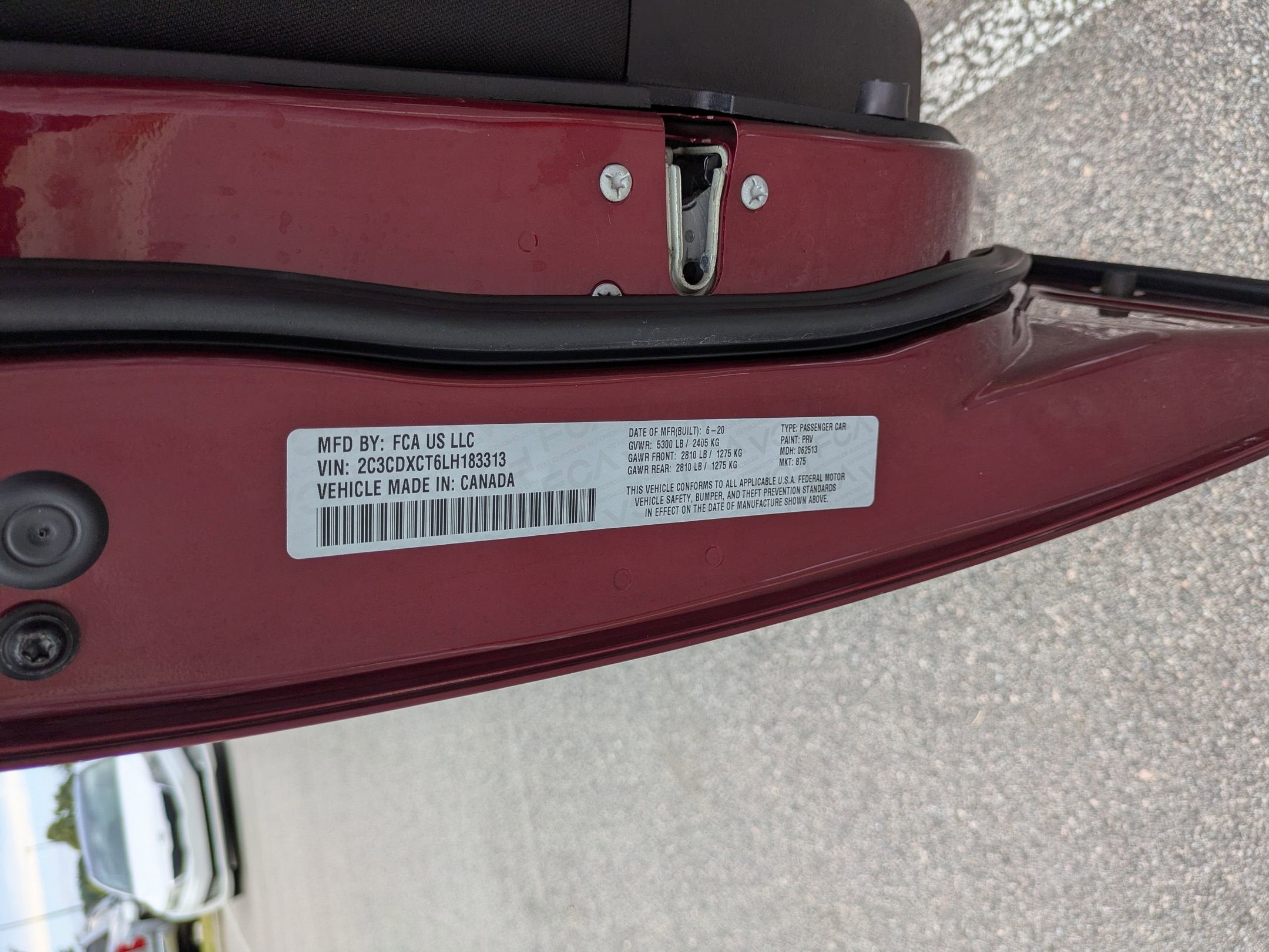 2020 Dodge Charger R/T