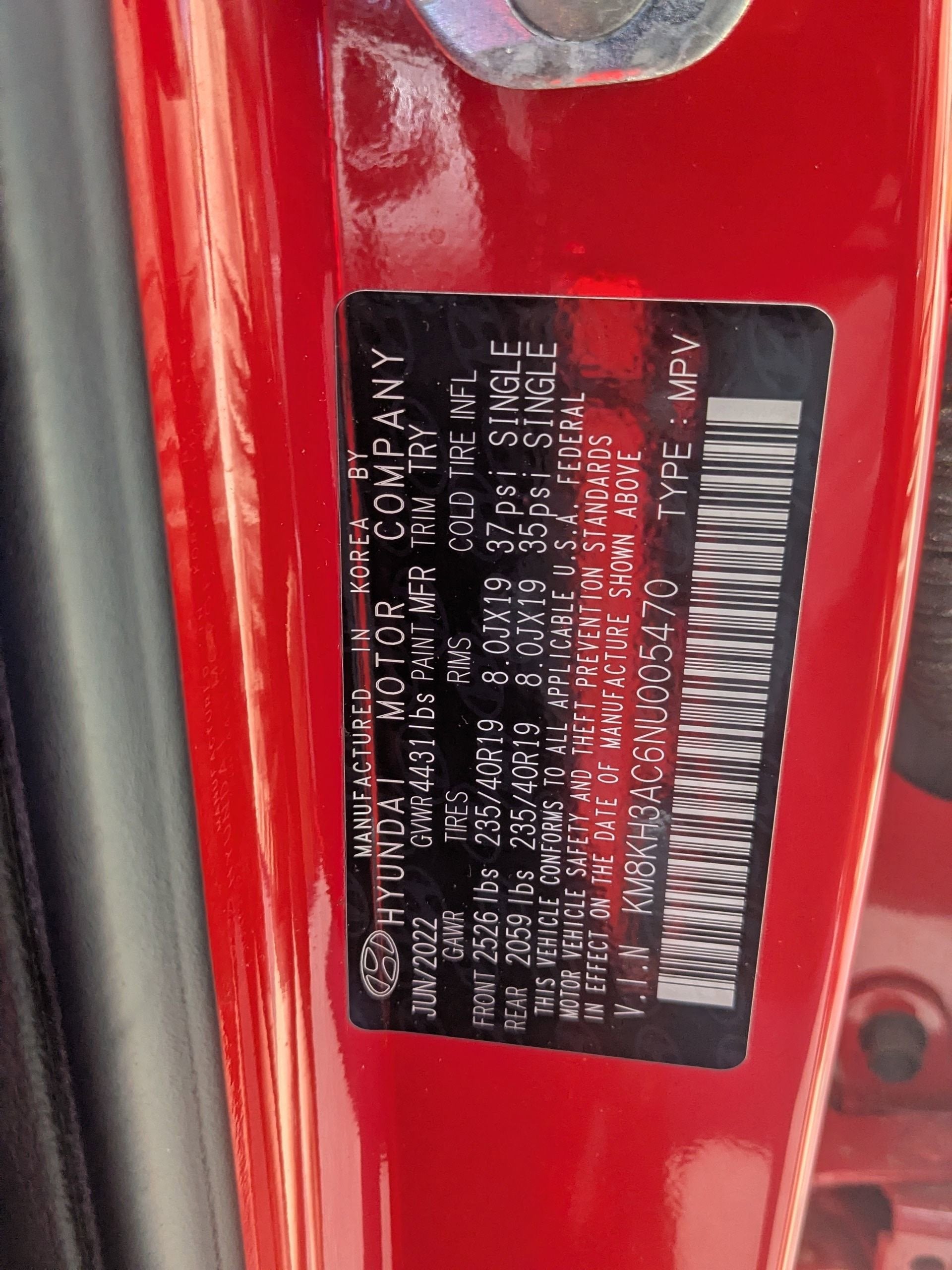 2022 Hyundai Kona N Base