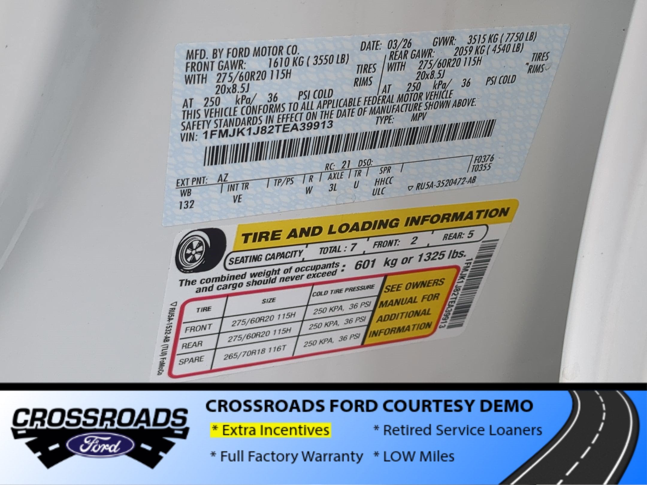 2026 Ford Expedition Max Active - Crossroads Courtesy Demo