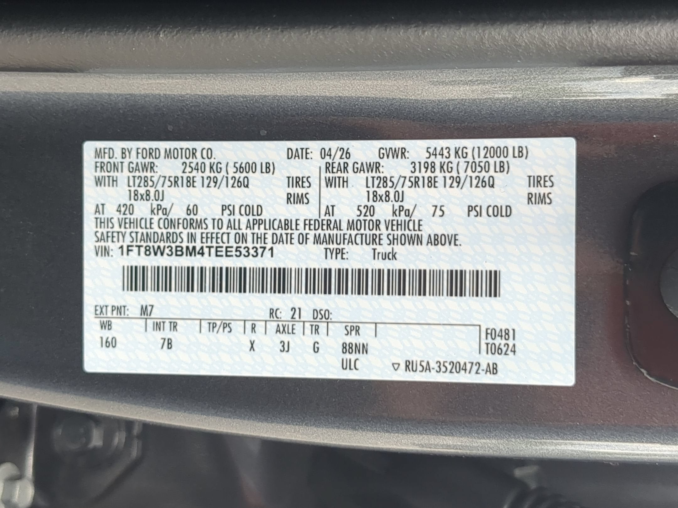 2026 Ford Super Duty F-350 SRW Base