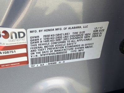 2018 Honda Pilot Elite