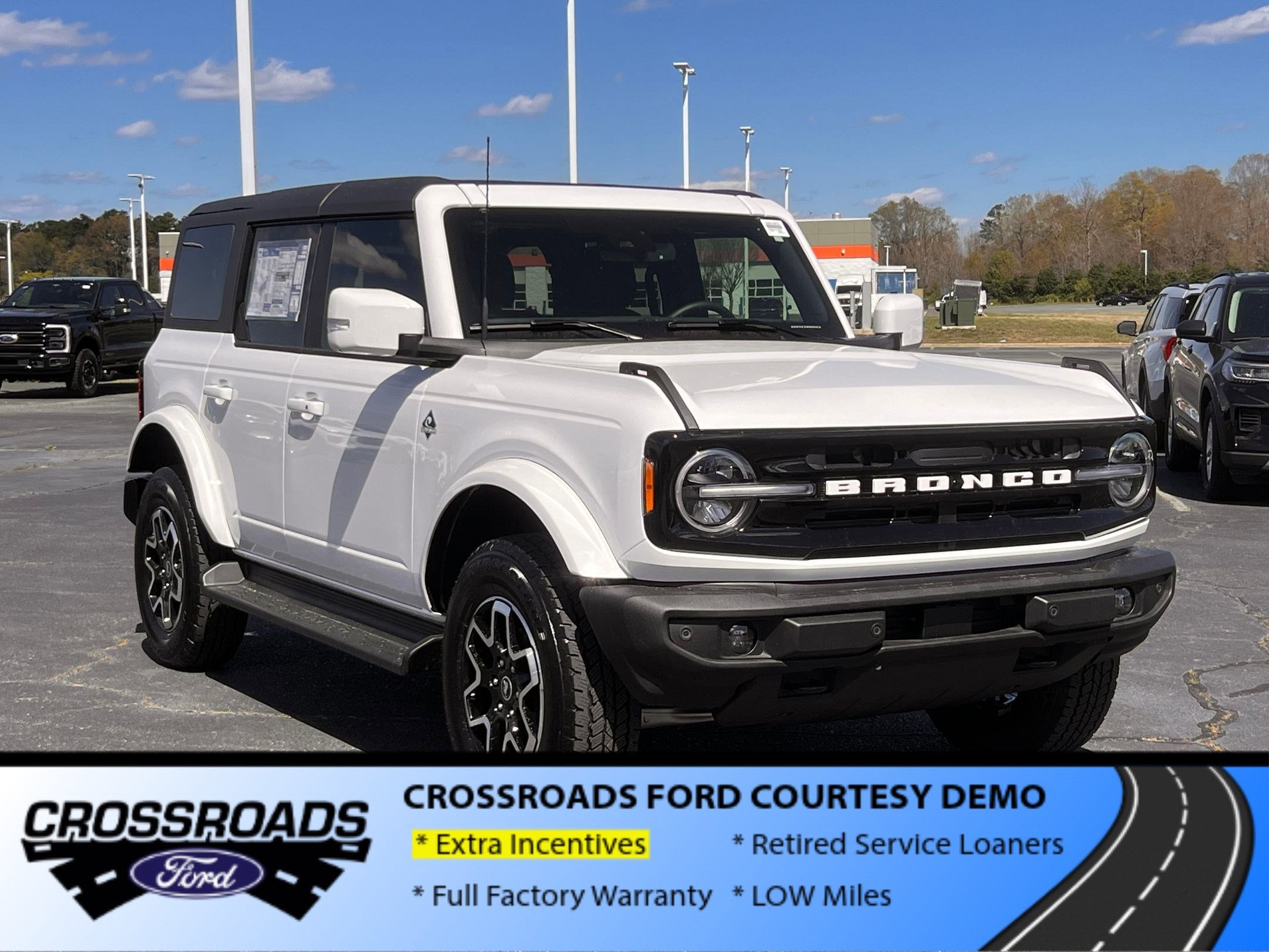 2025 Ford Bronco Outer Banks - Crossroads Courtesy Demo