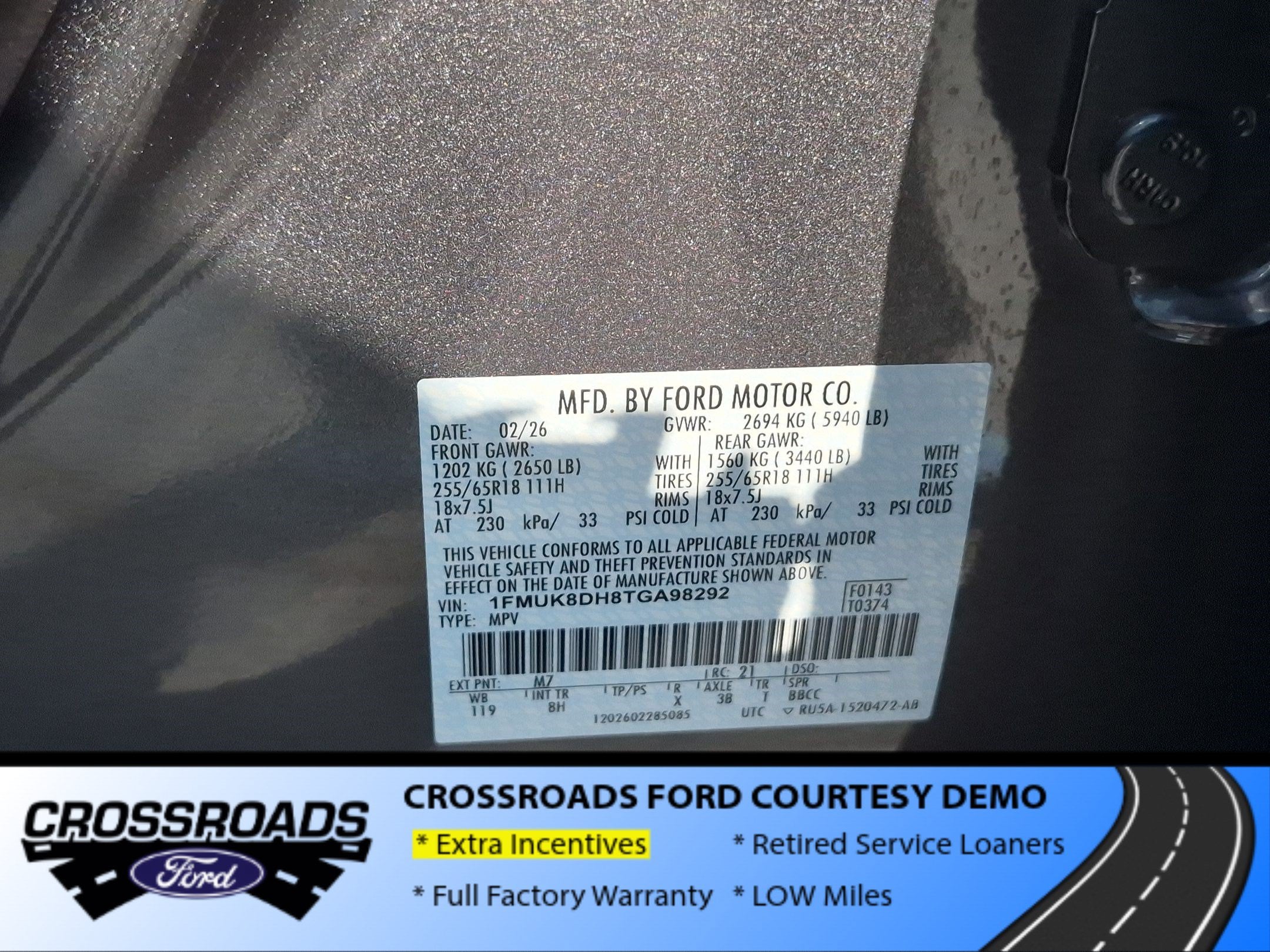 2026 Ford Explorer Active - Crossroads Courtesy Demo