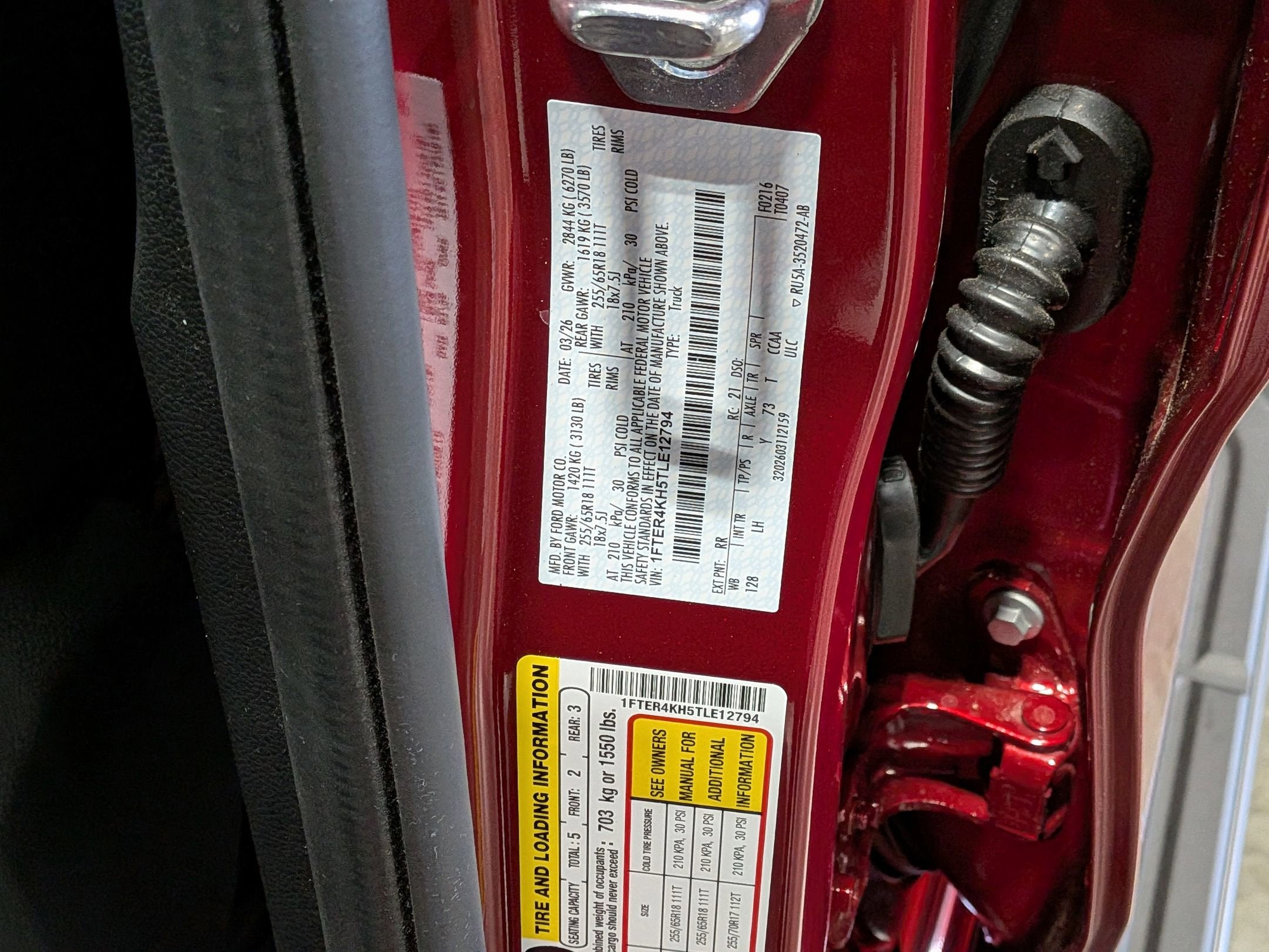 2026 Ford Ranger LARIAT