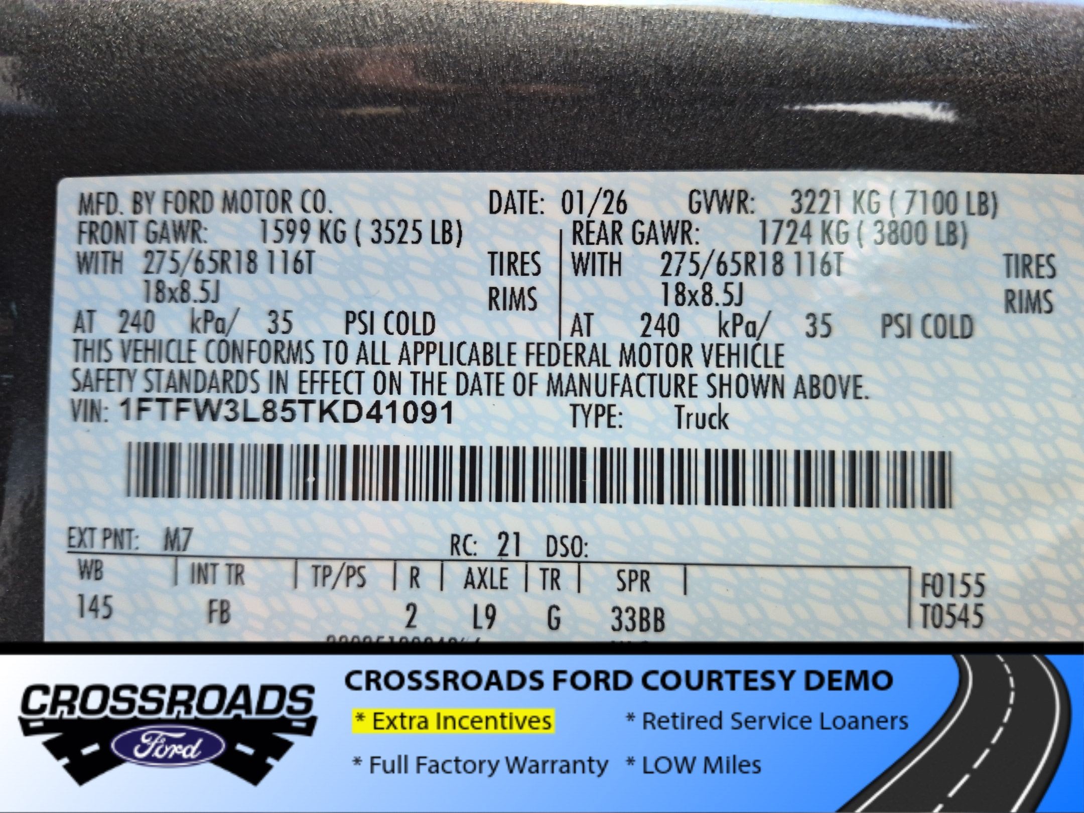 2026 Ford F-150 XLT - Crossroads Courtesy Demo