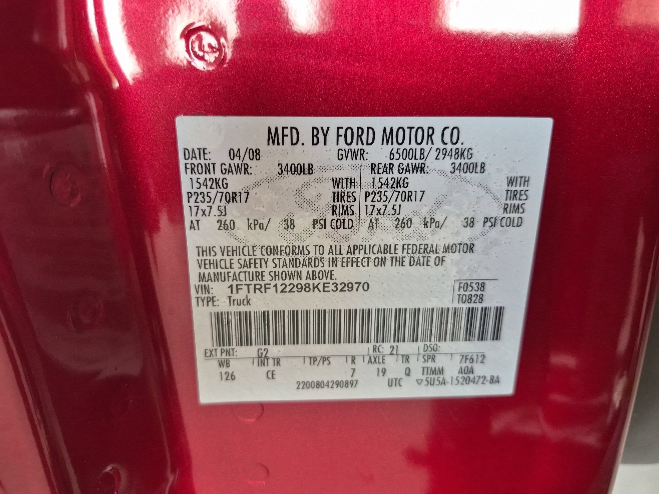 2008 Ford F-150 XL