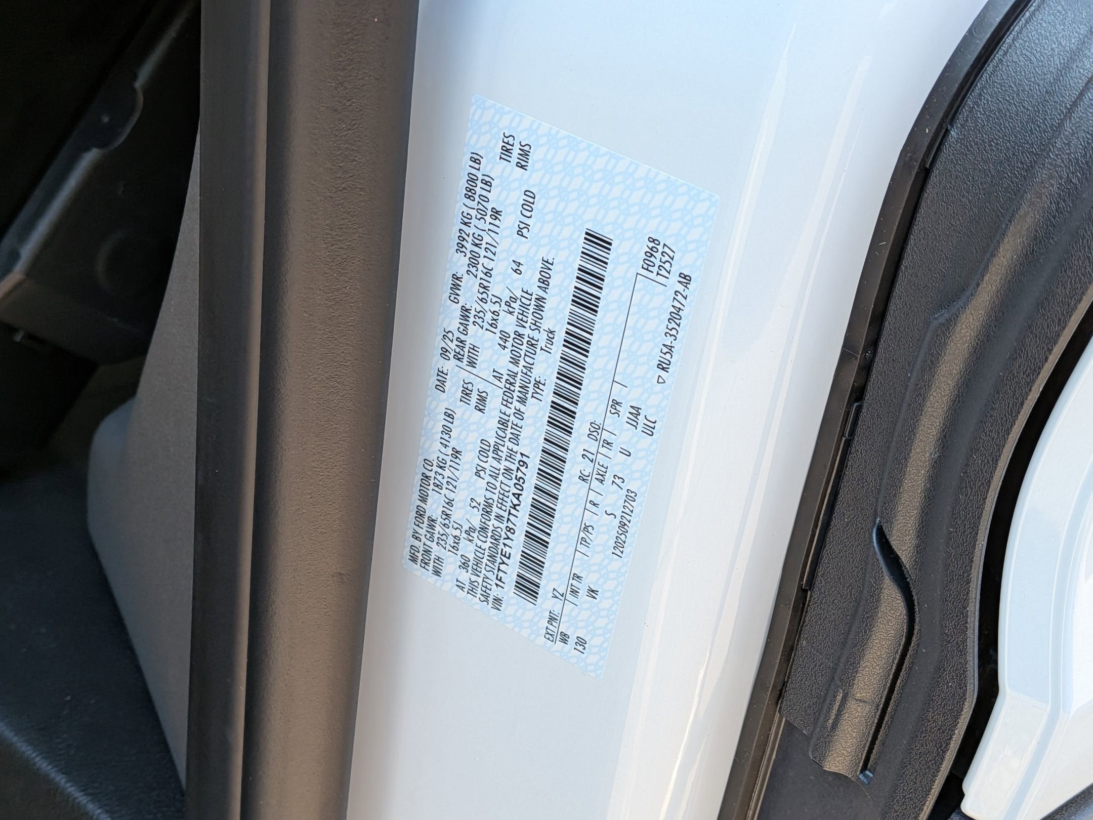 2026 Ford Transit Cargo Van Base