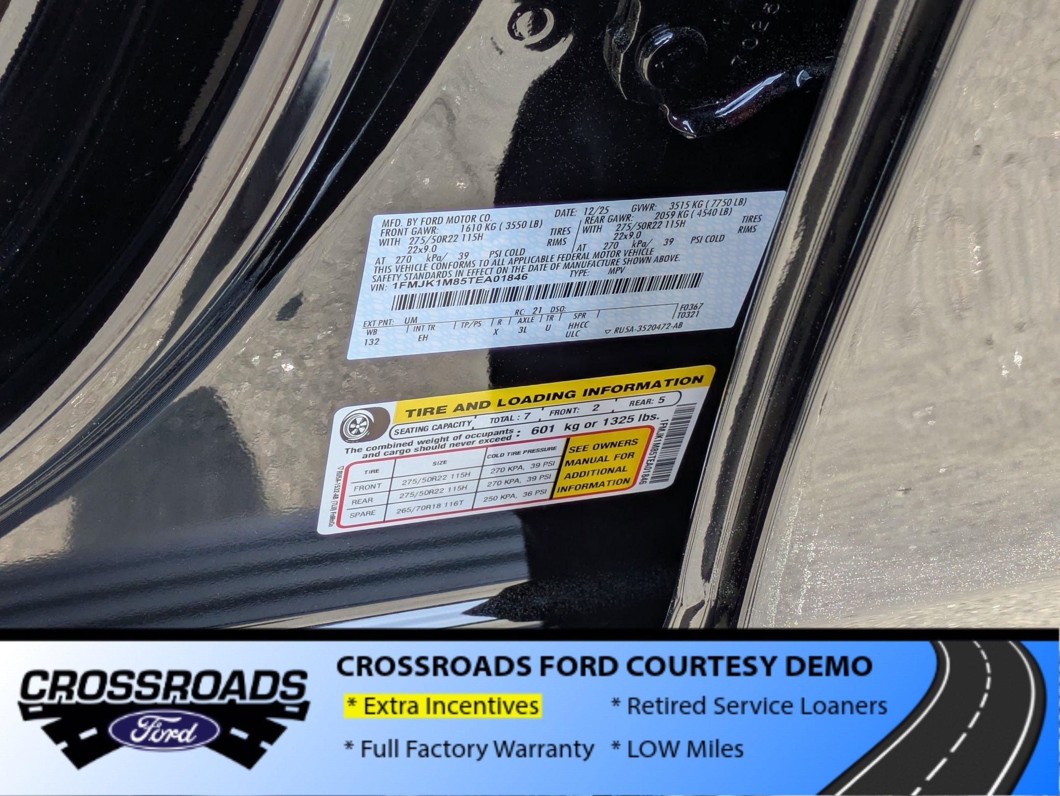 2026 Ford Expedition Max Platinum - Crossroads Courtesy Demo