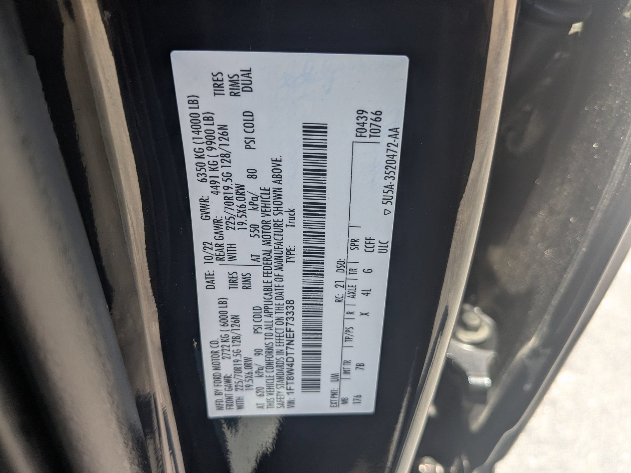 2022 Ford Super Duty F-450 DRW Platinum