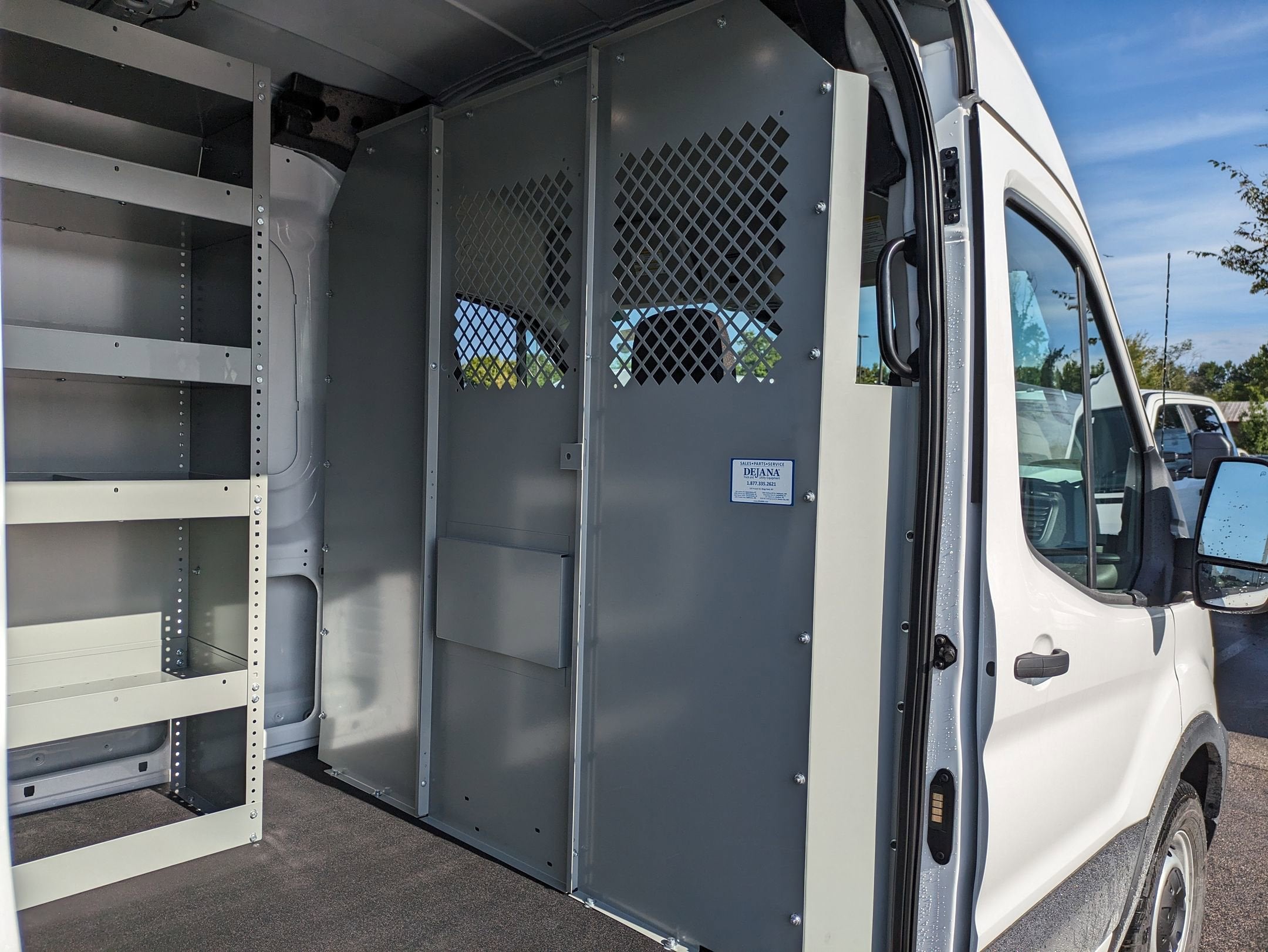 2025 Ford Transit Cargo Van T-250 RACKS AND BINS