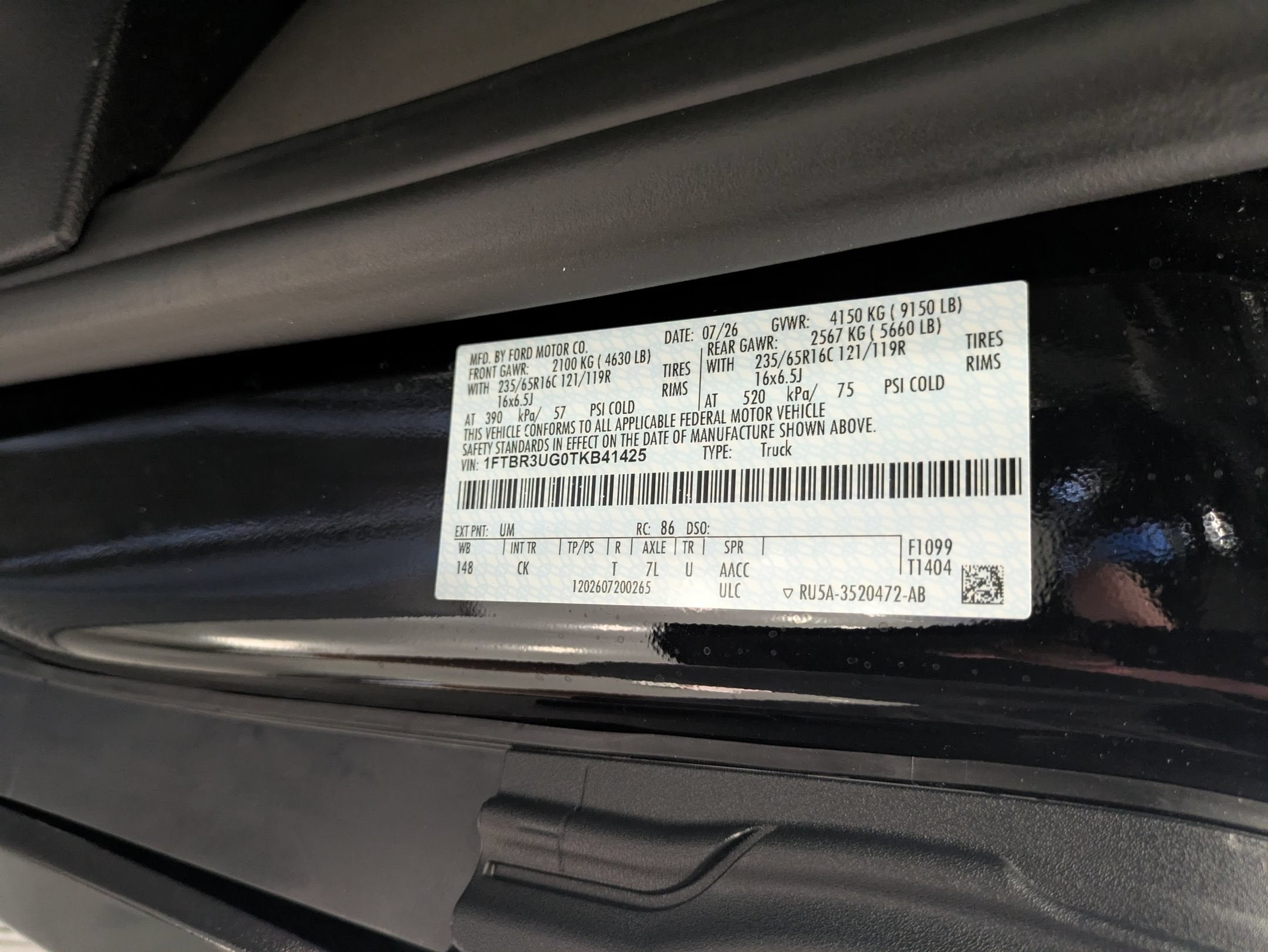 2026 Ford Transit Cargo Van Base