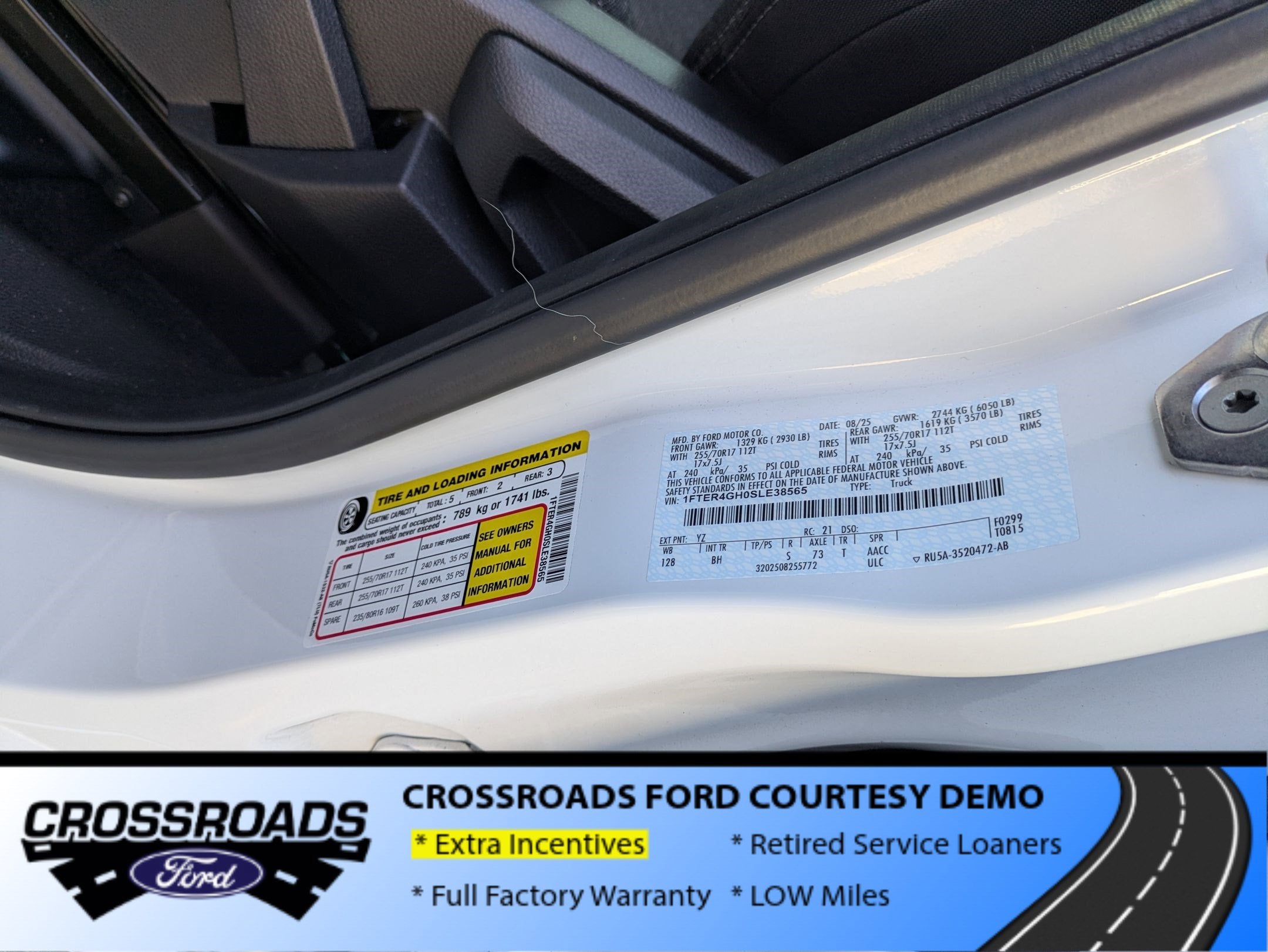 2025 Ford Ranger XLT - Crossroads Courtesy Demo