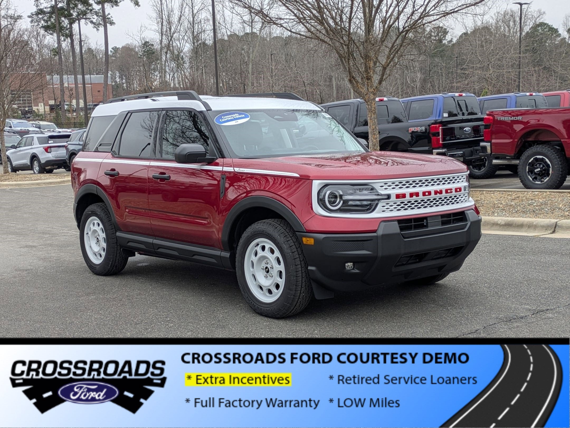 2025 Ford Bronco Sport Heritage - Crossroads Courtesy Demo