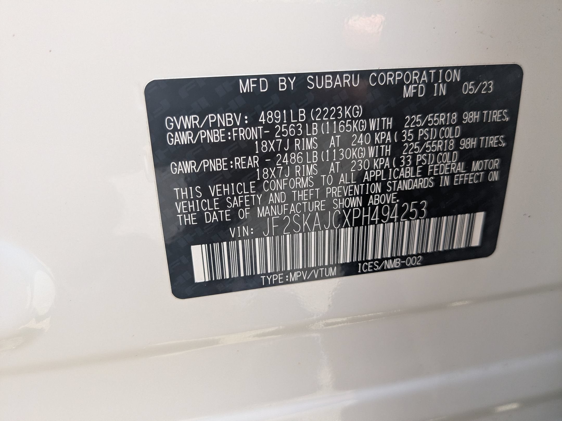 2023 Subaru Forester Sport