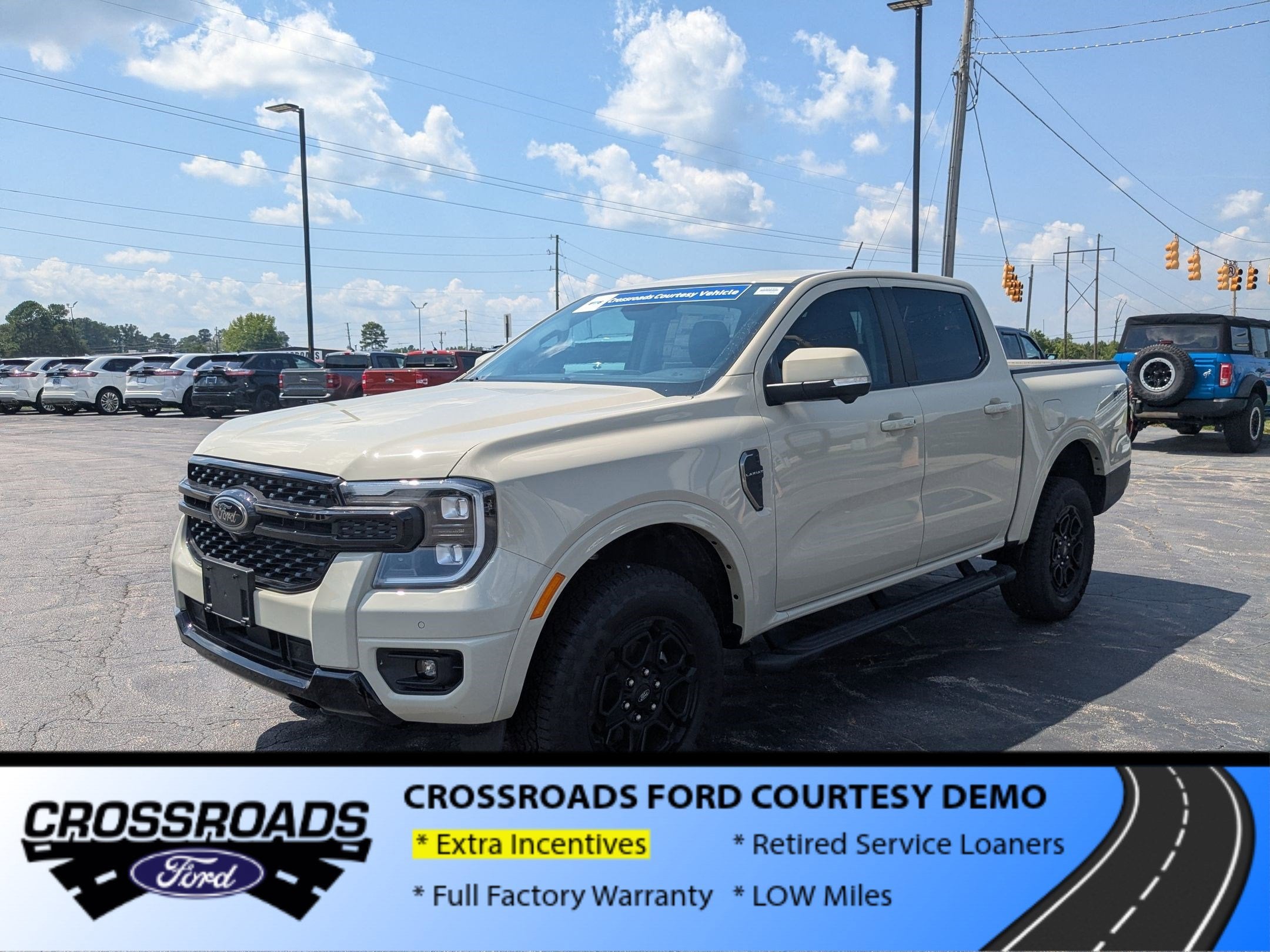 2025 Ford Ranger LARIAT - Crossroads Courtesy Demo