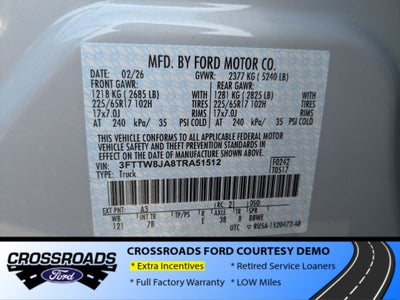 2026 Ford Maverick XLT - Crossroads Courtesy Demo
