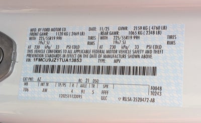 2026 Ford Escape Platinum