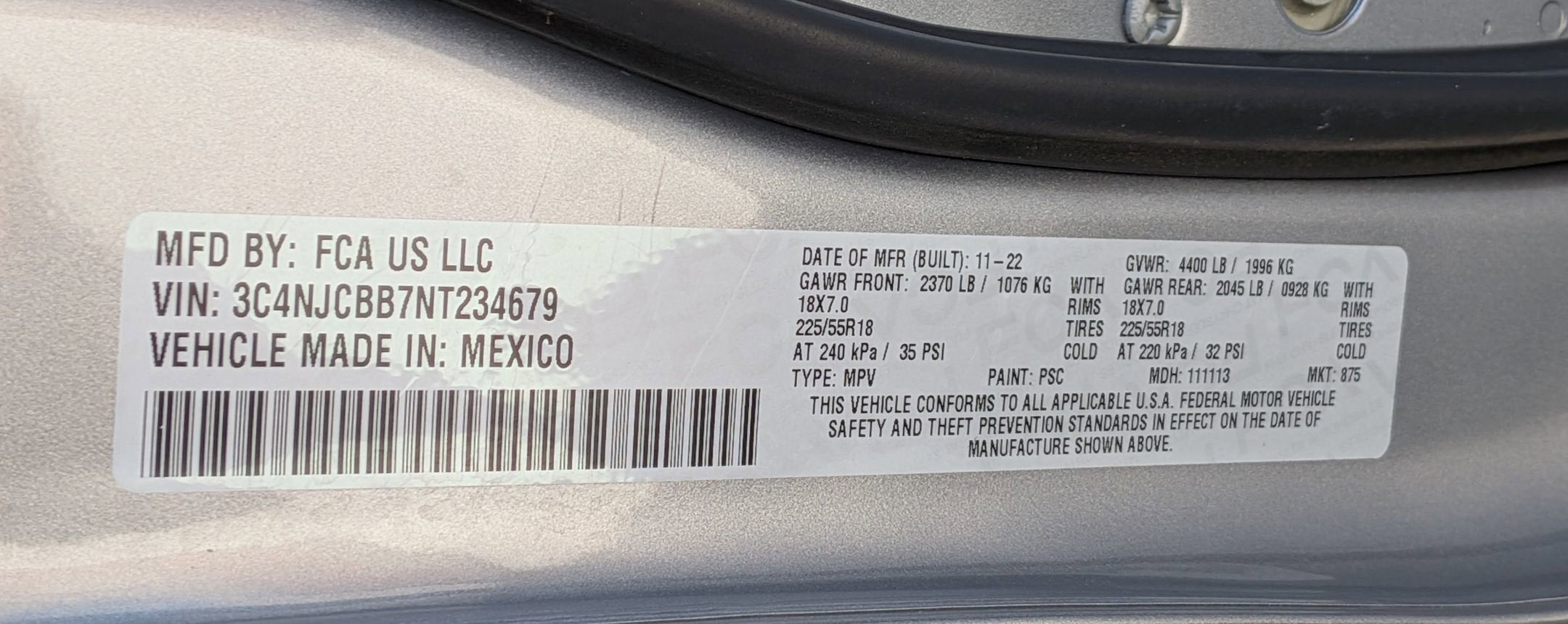 2022 Jeep Compass Altitude