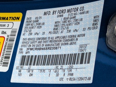 2025 Ford Bronco Sport Big Bend - Crossroads Courtesy Demo