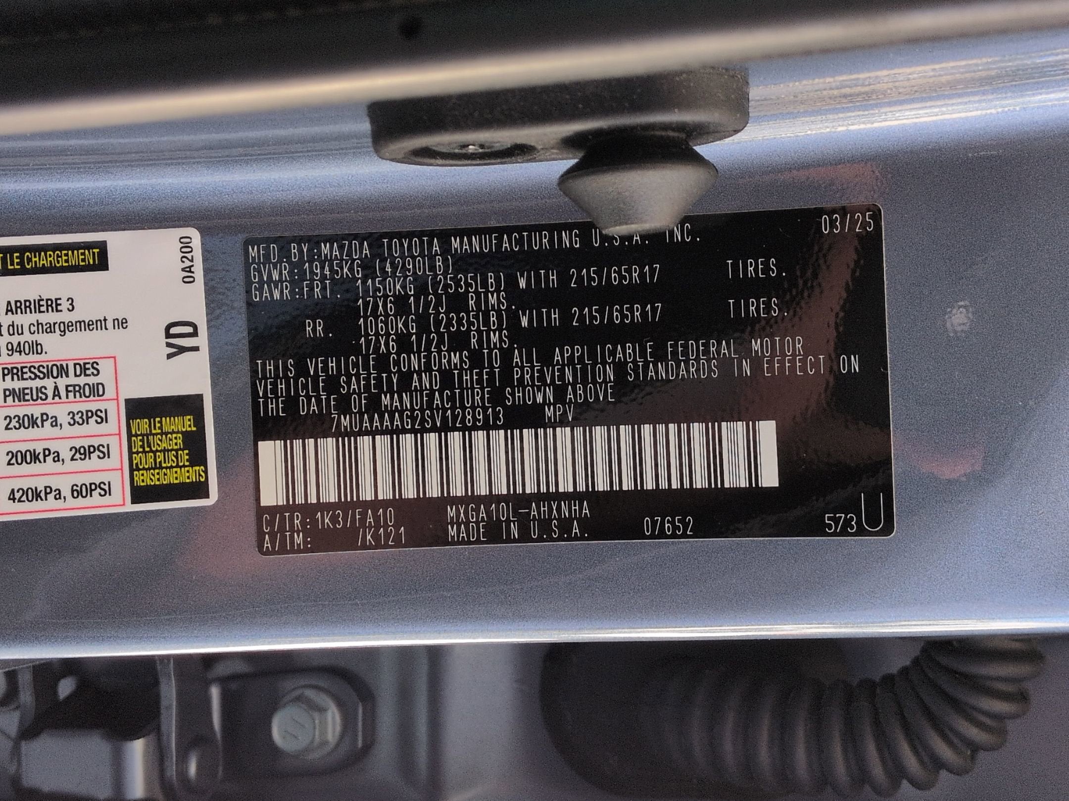 2025 Toyota Corolla Cross L