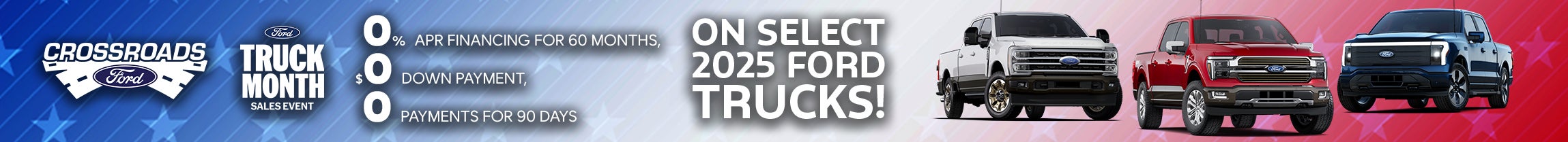 Truck Month Triple Zero Offer